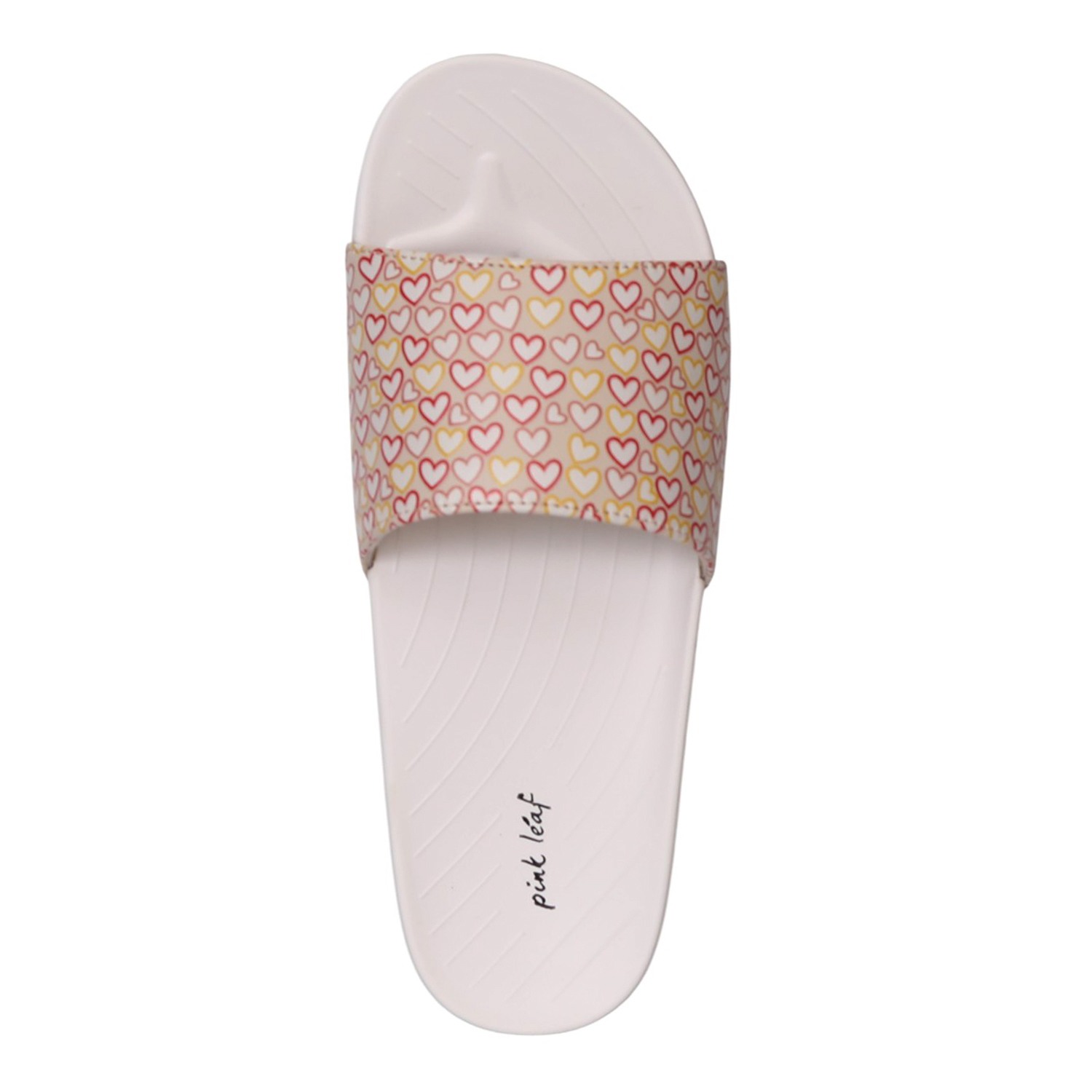 Women Pink Heart Design Slides