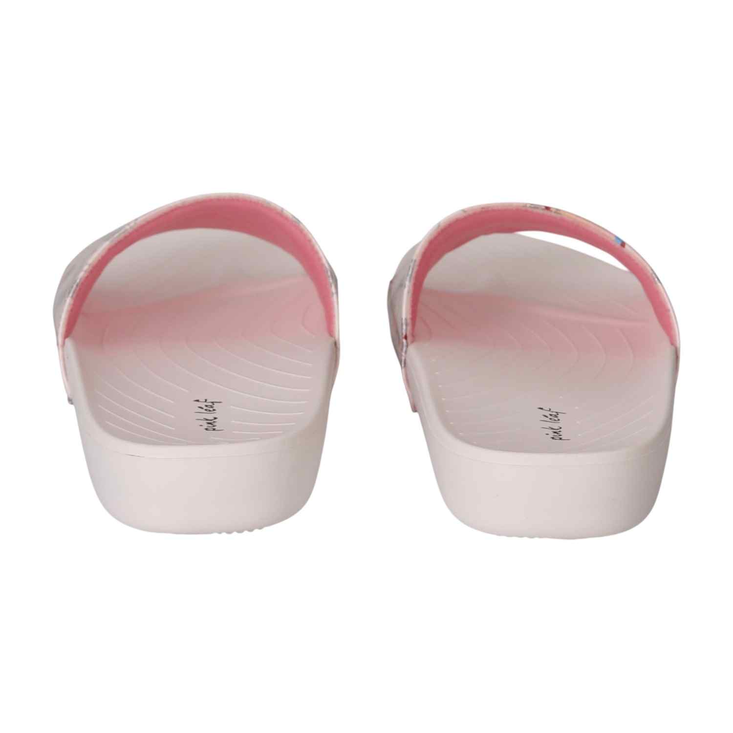 Women Pink Blossom Slide Sandals