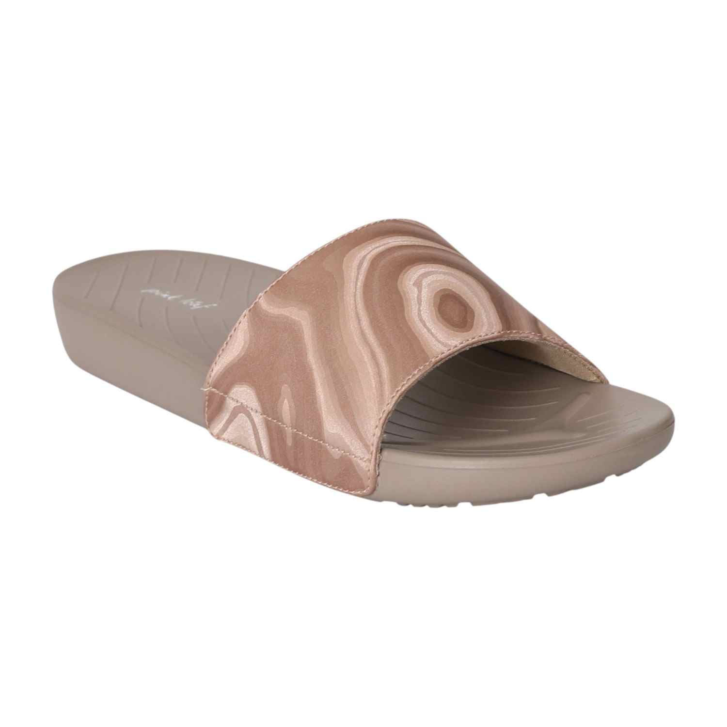 Women Beige Serenity Slides