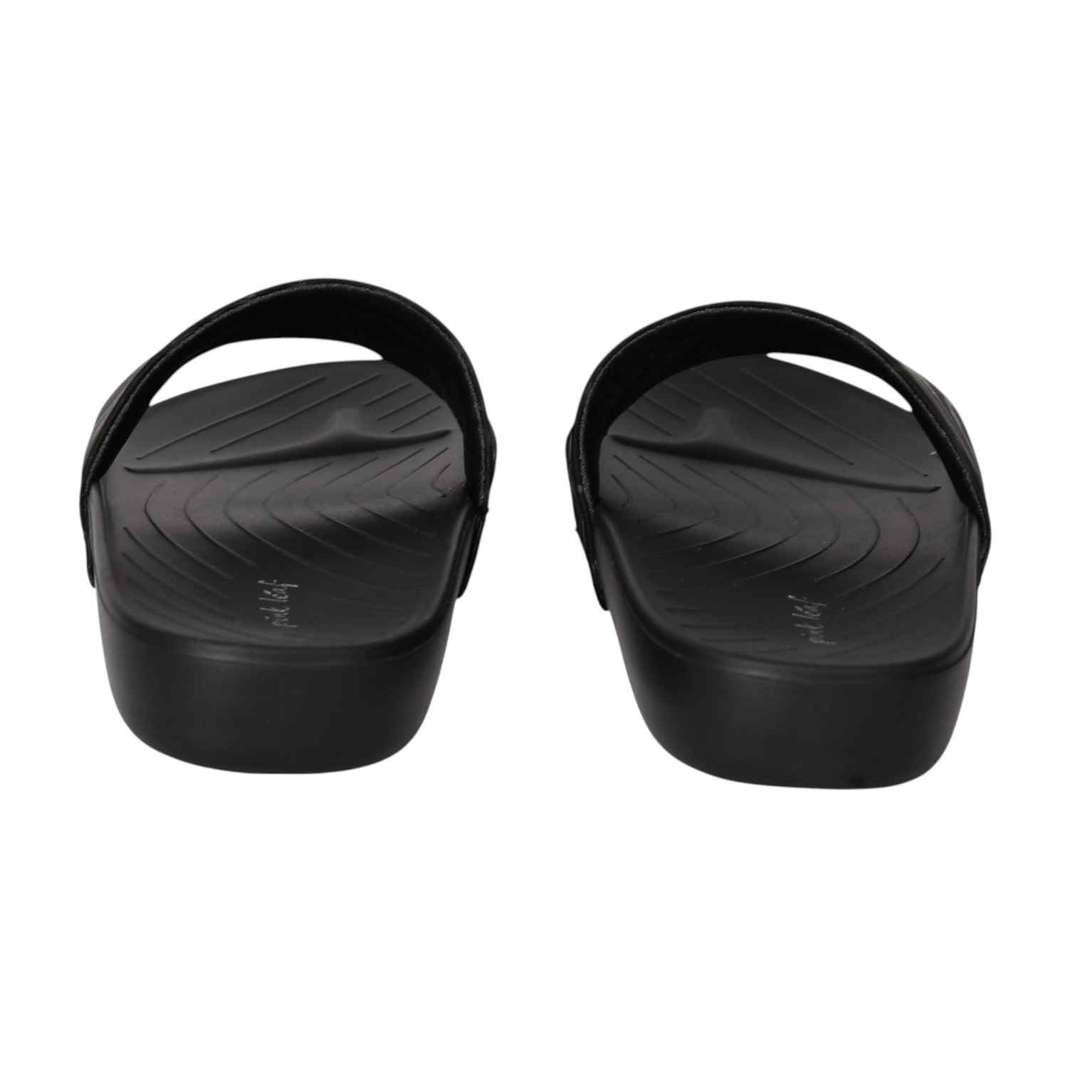 Women Black Serenity Slides
