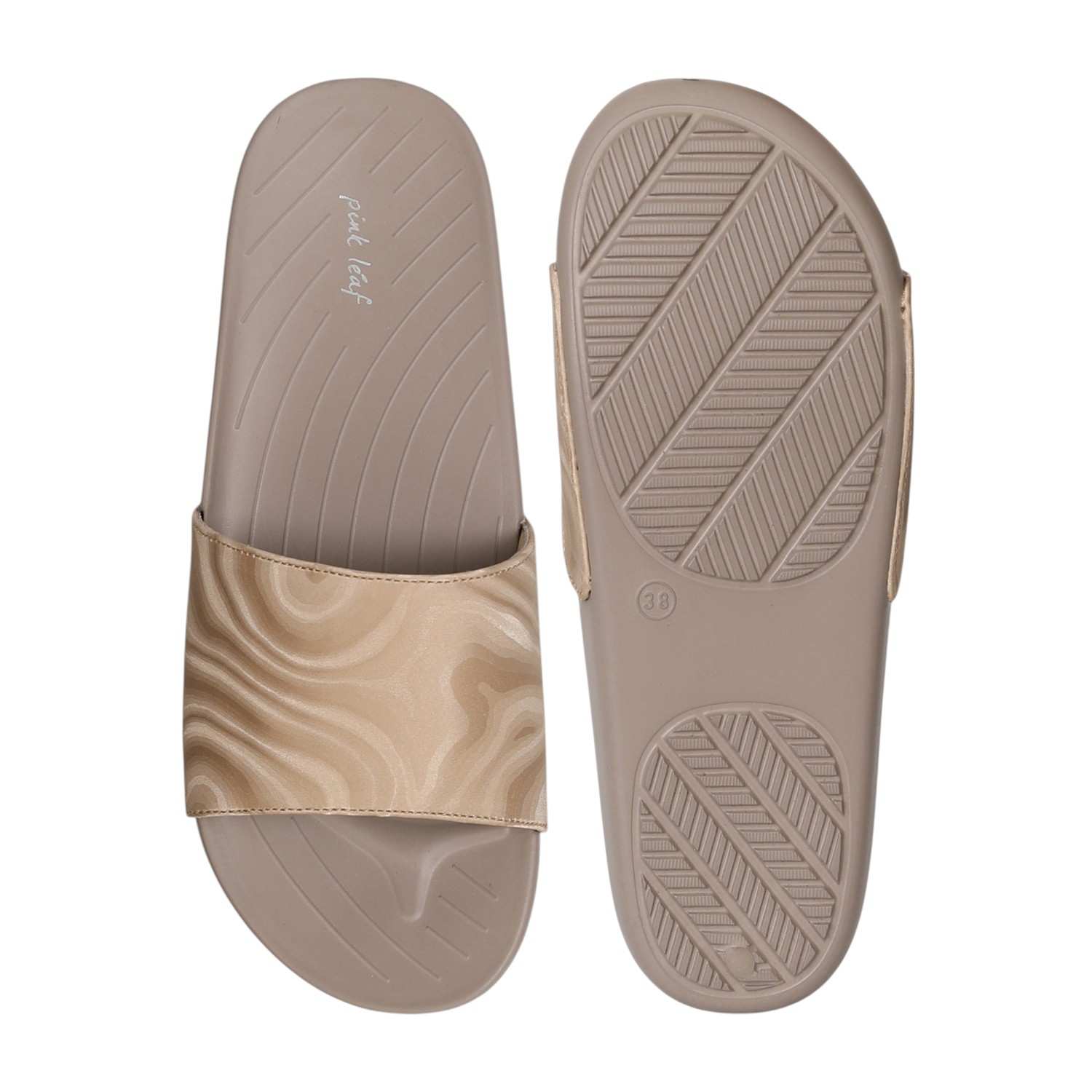 Women Pink Serenity Slides