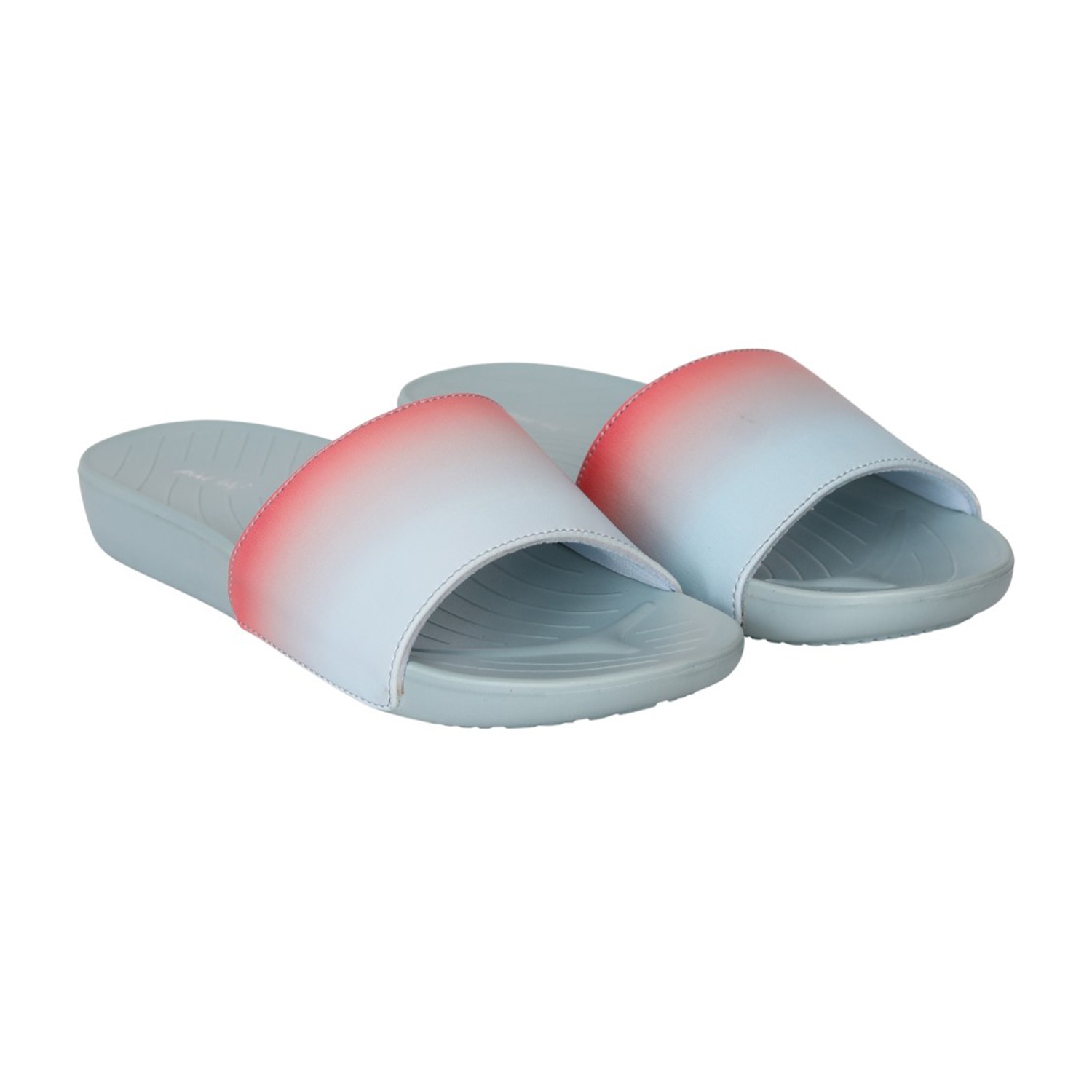 Women Blue Pink Ombre Slides
