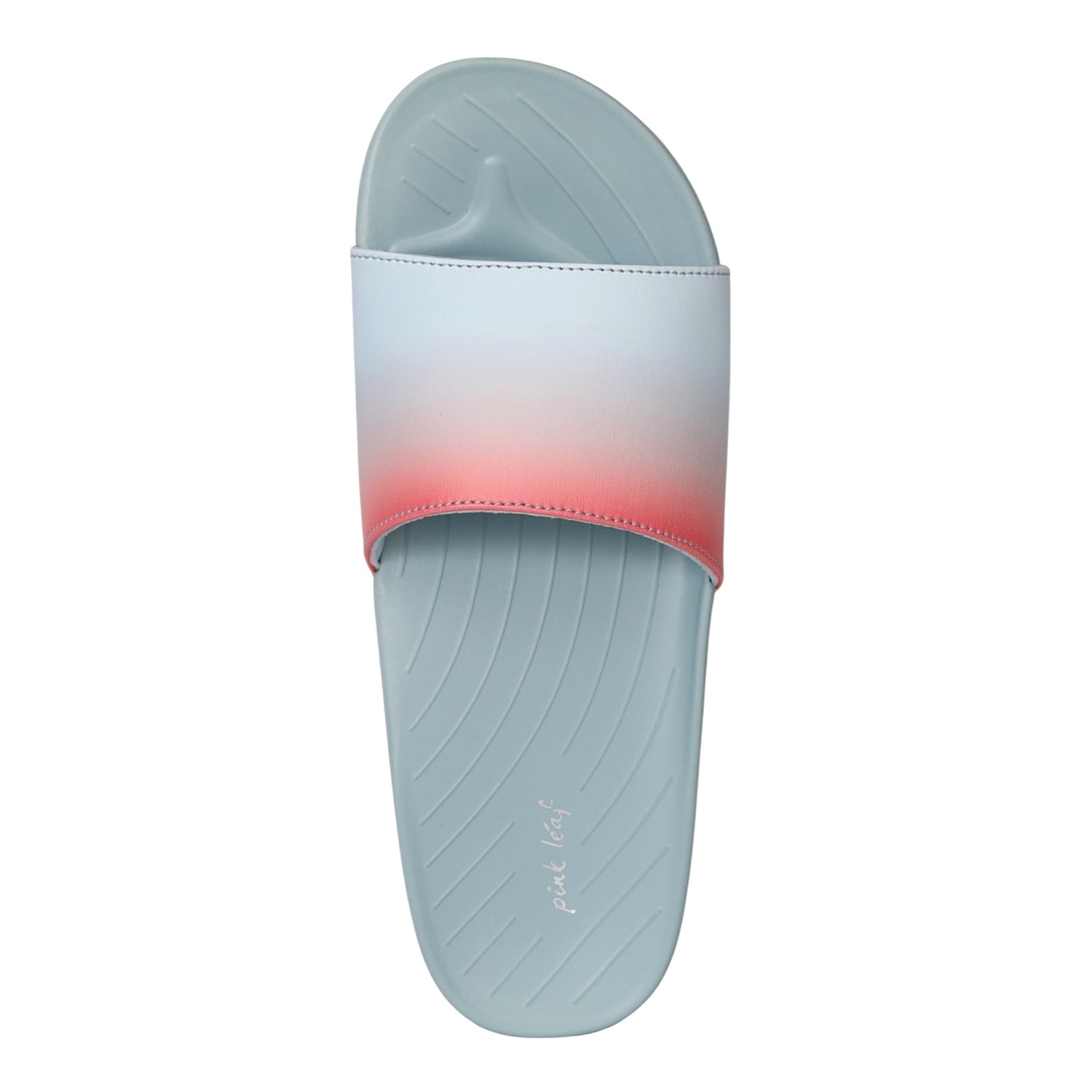 Women Blue Pink Ombre Slides