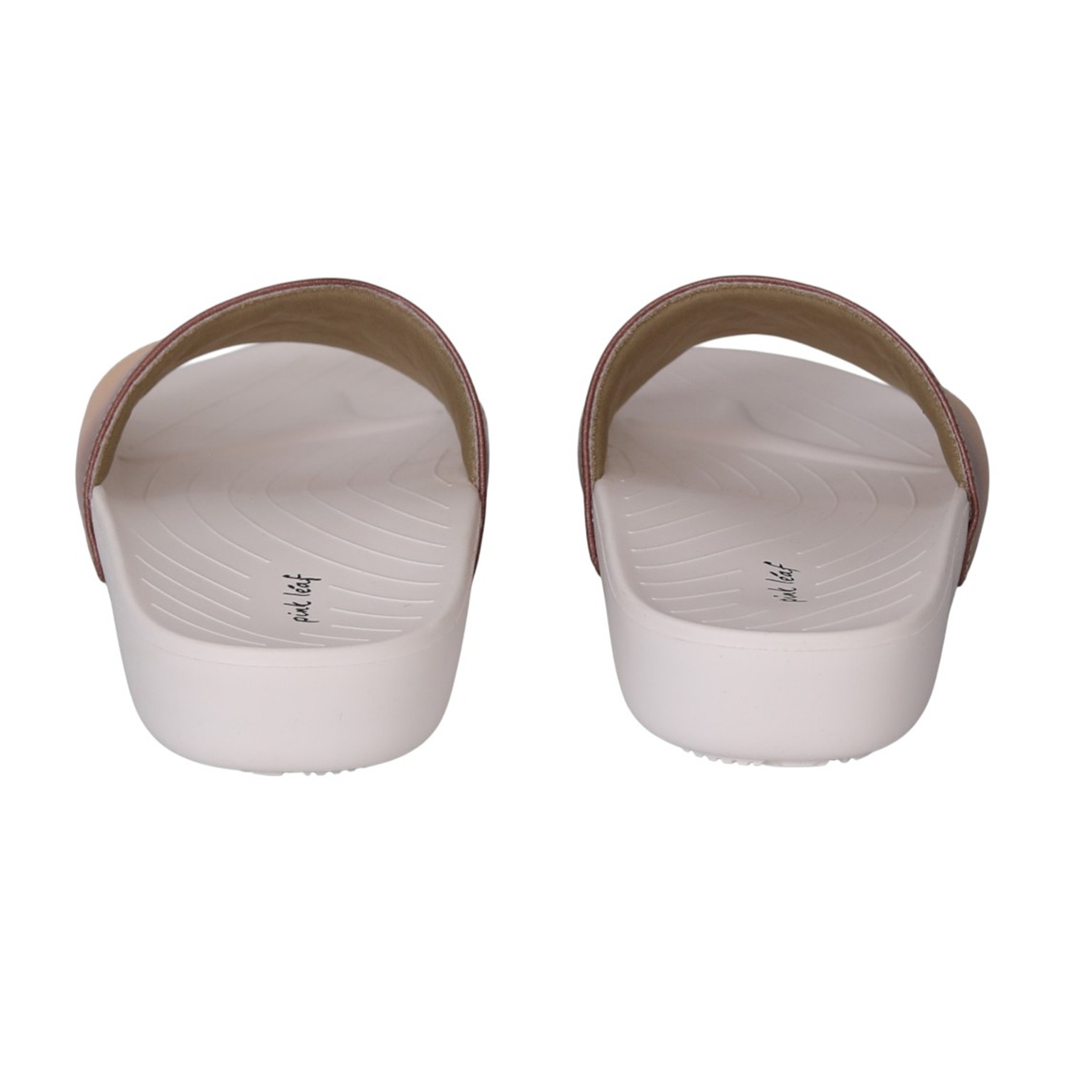 Women Brown Beige Ombre Slides