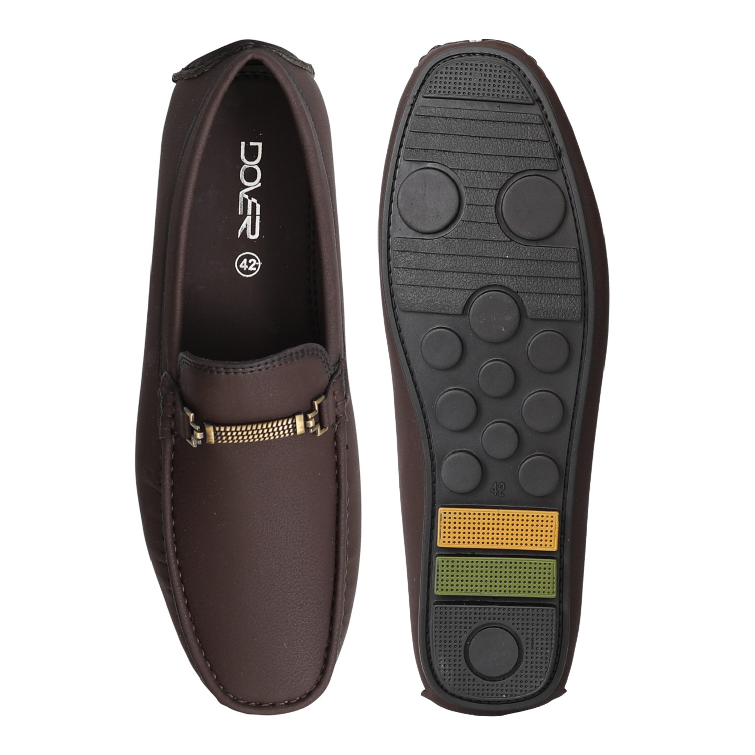 Men Brown Stride Master Loafers