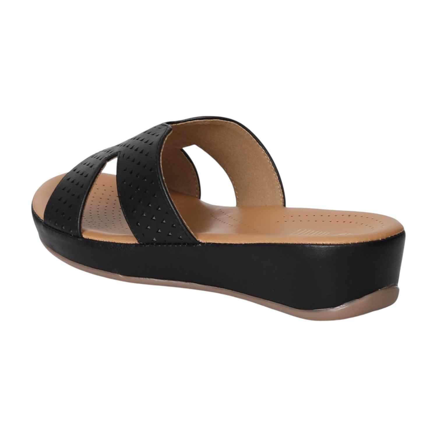 Women Black ChicFlow Wedges