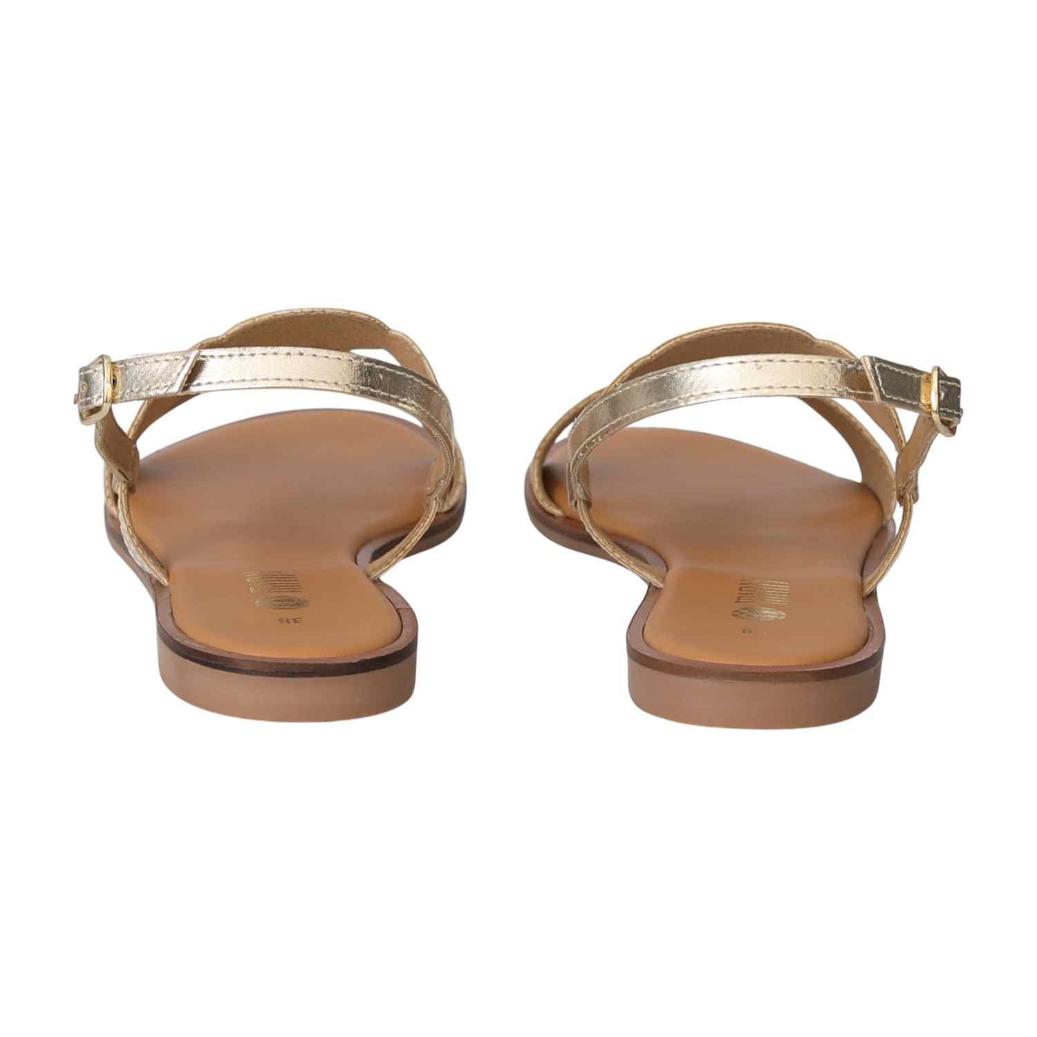 Women Golden SparkLoop Flats