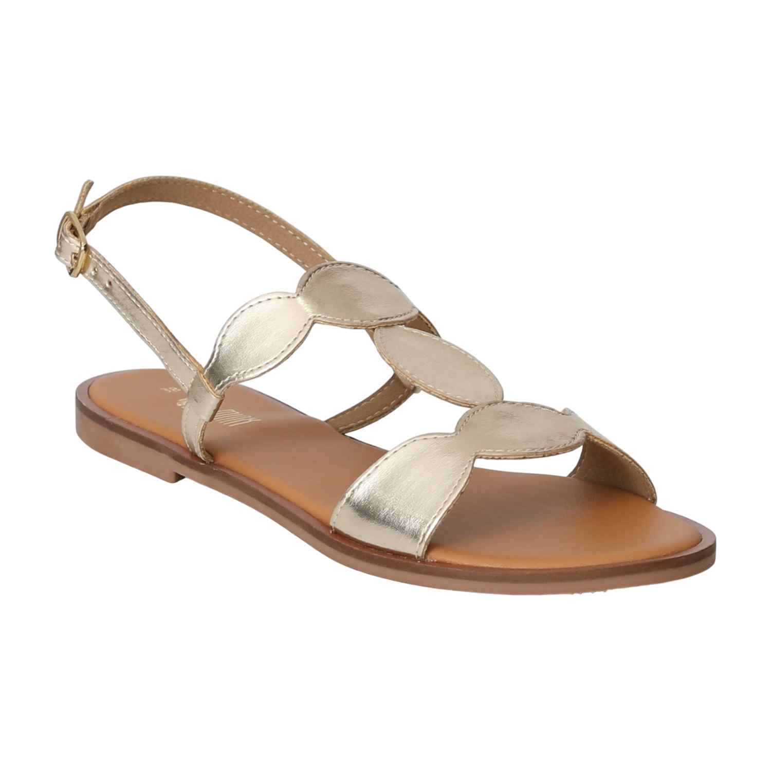 Women Golden SparkLoop Flats