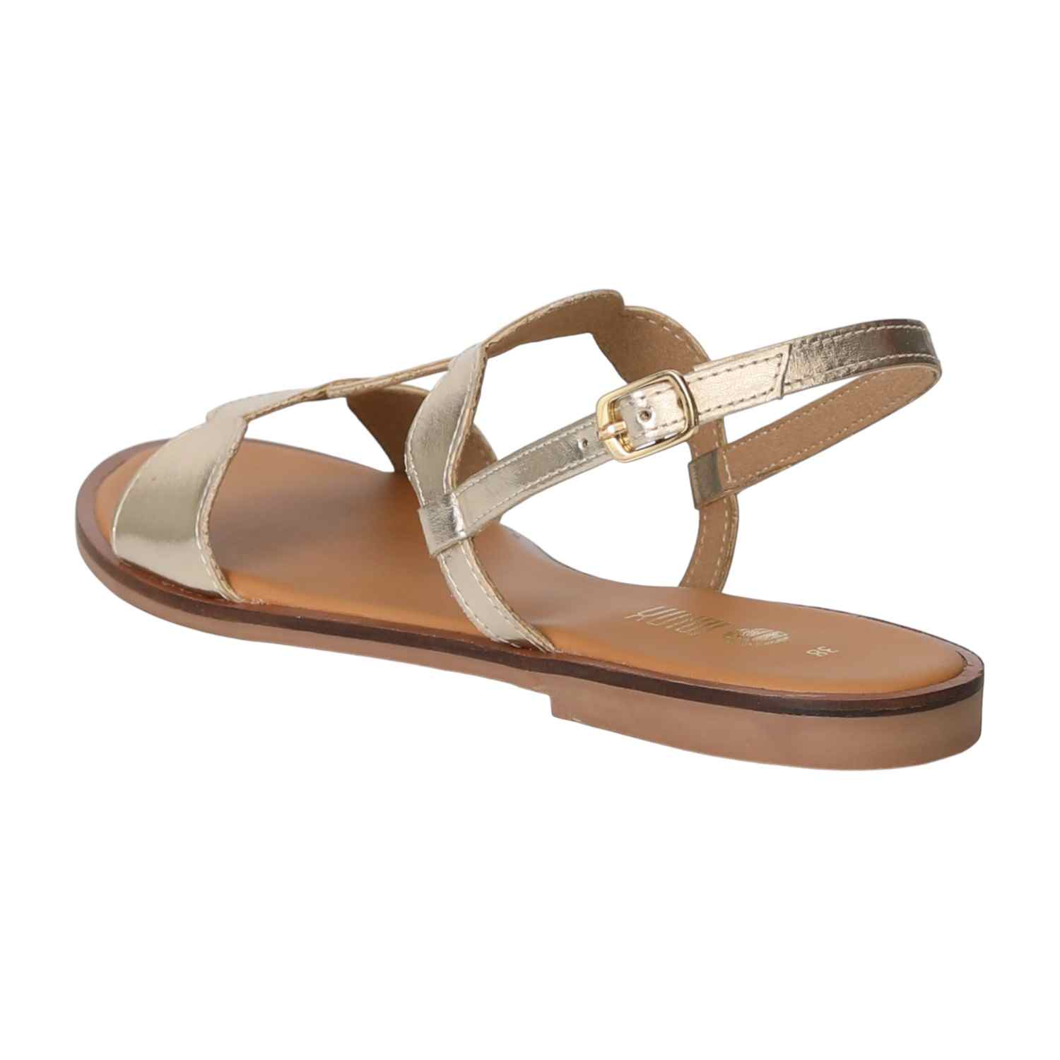 Women Golden SparkLoop Flats