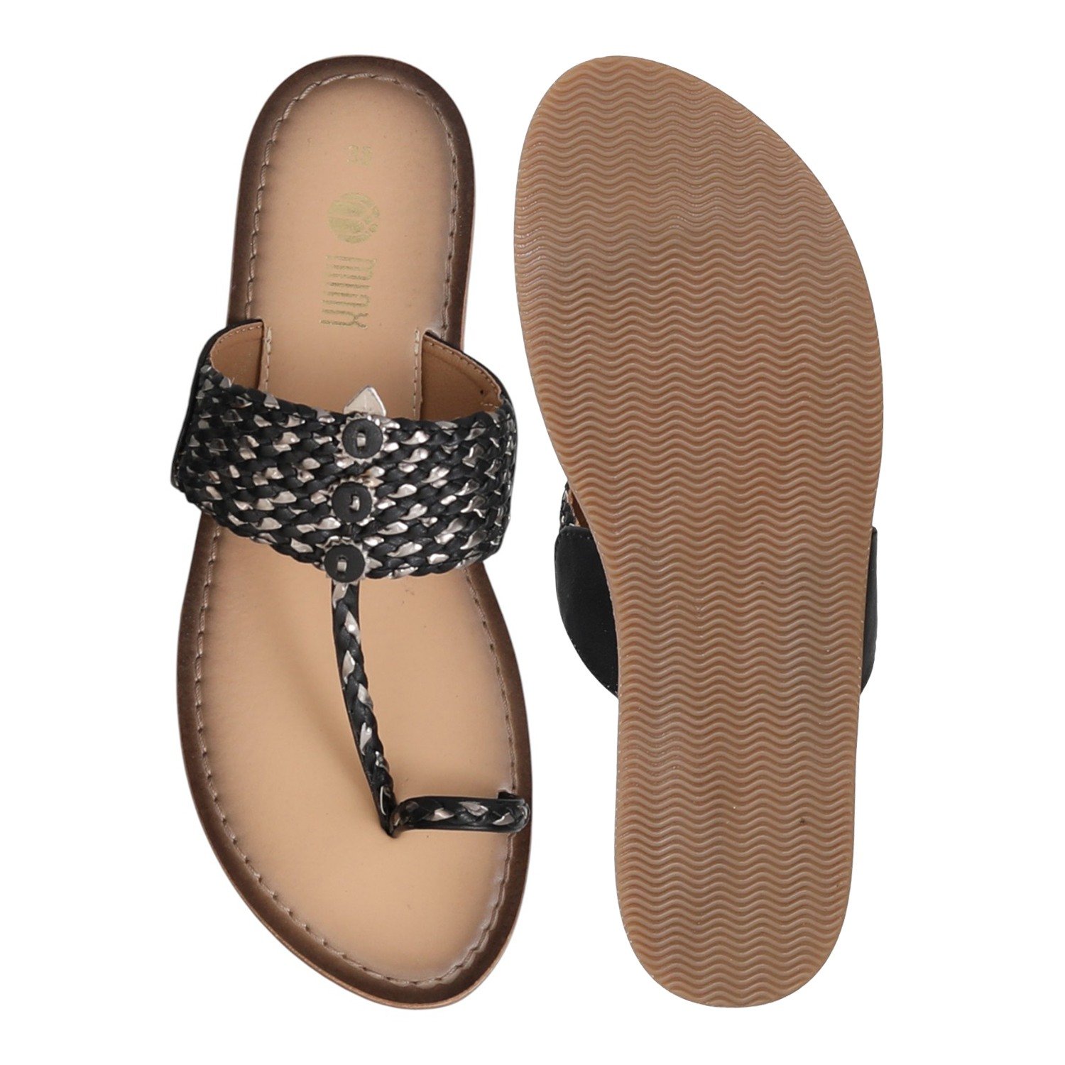 Women Black VogueTwist Flats
