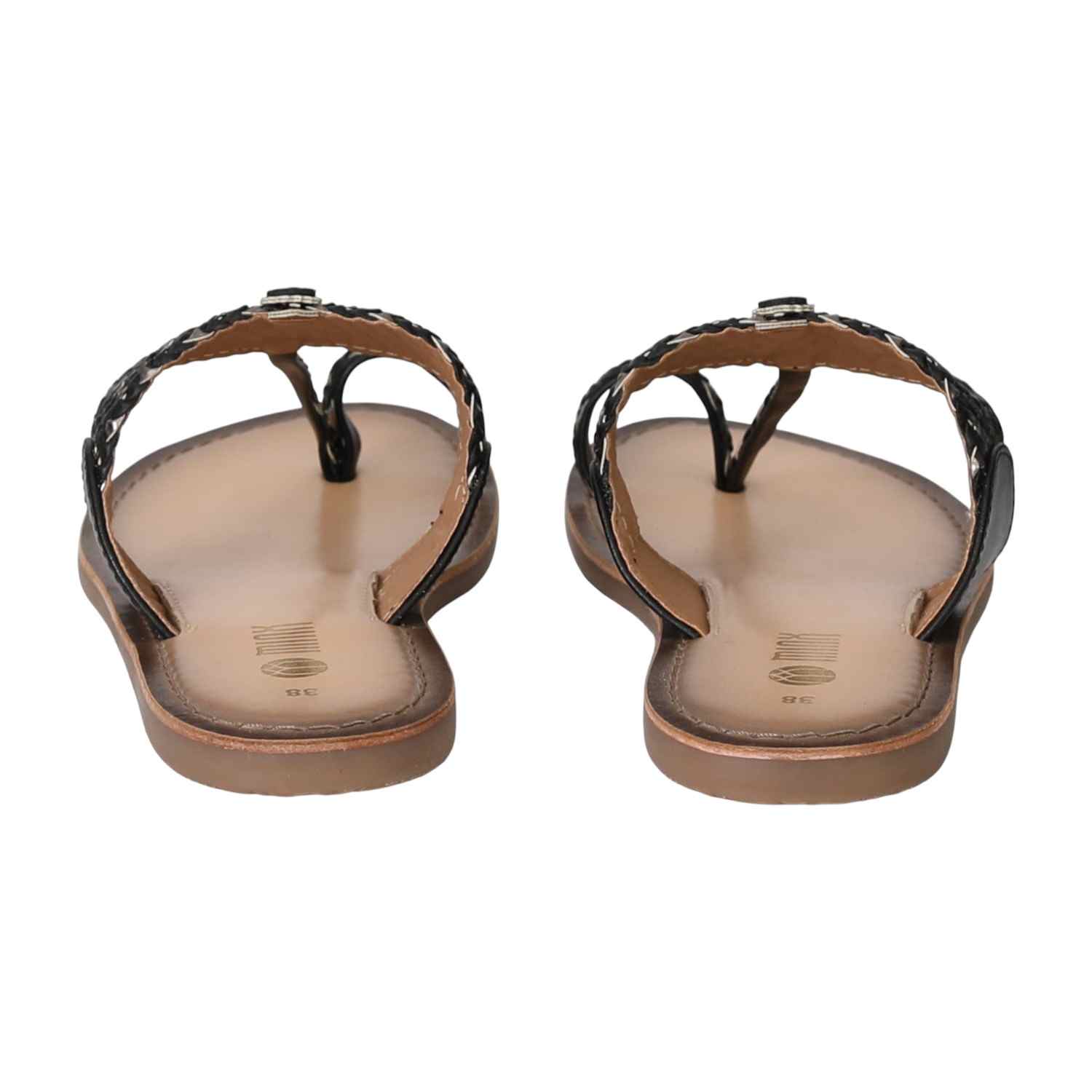 Women Black VogueTwist Flats