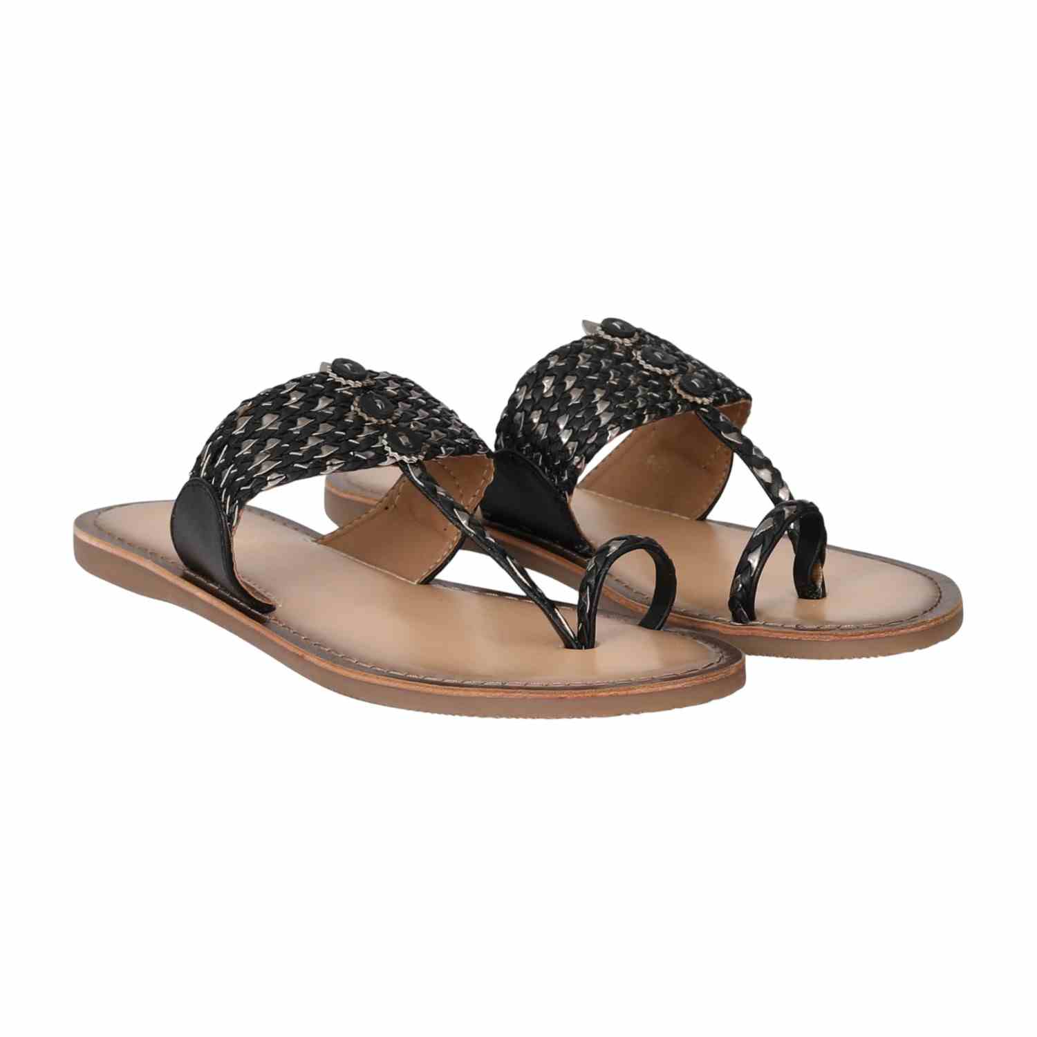Women Black VogueTwist Flats