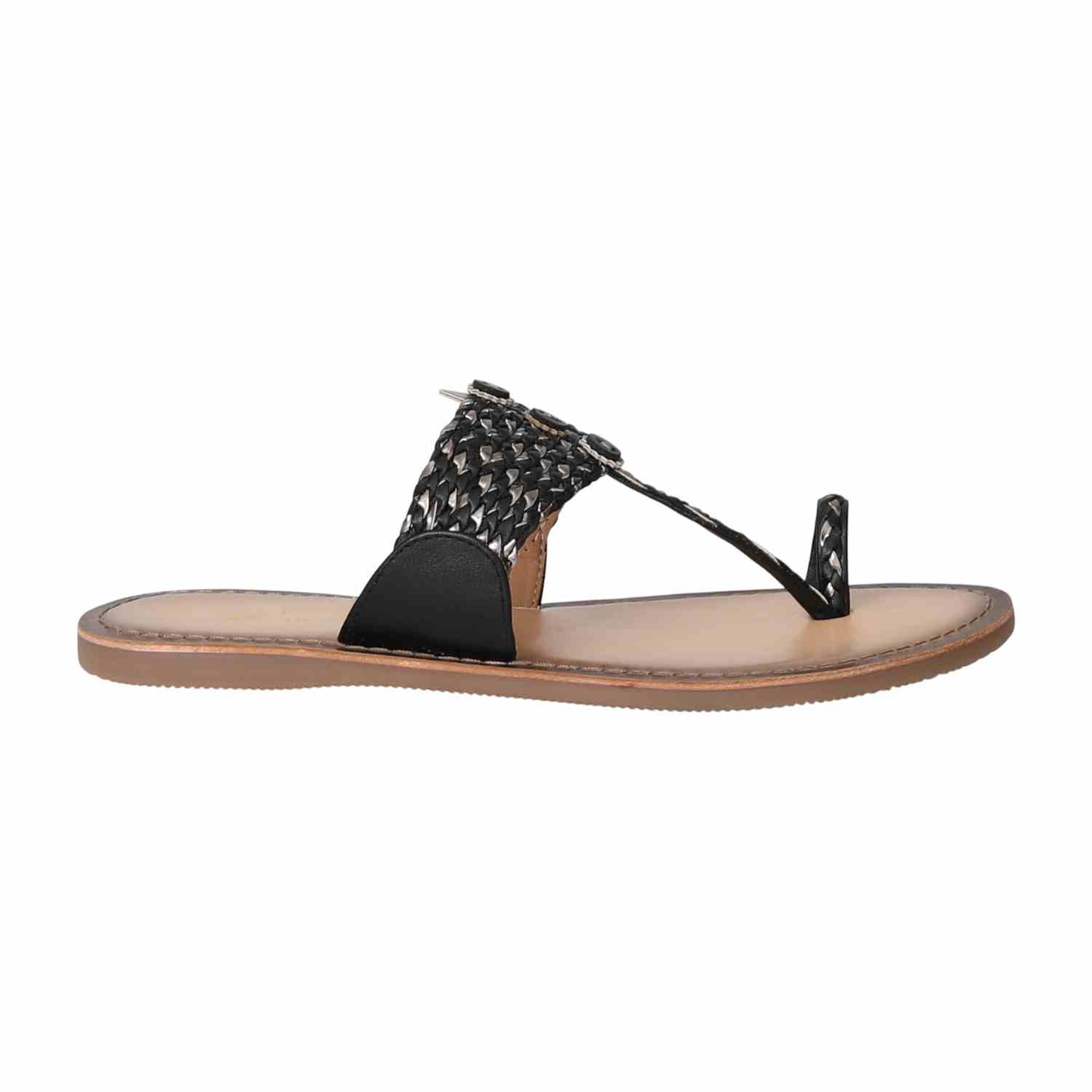 Women Black VogueTwist Flats