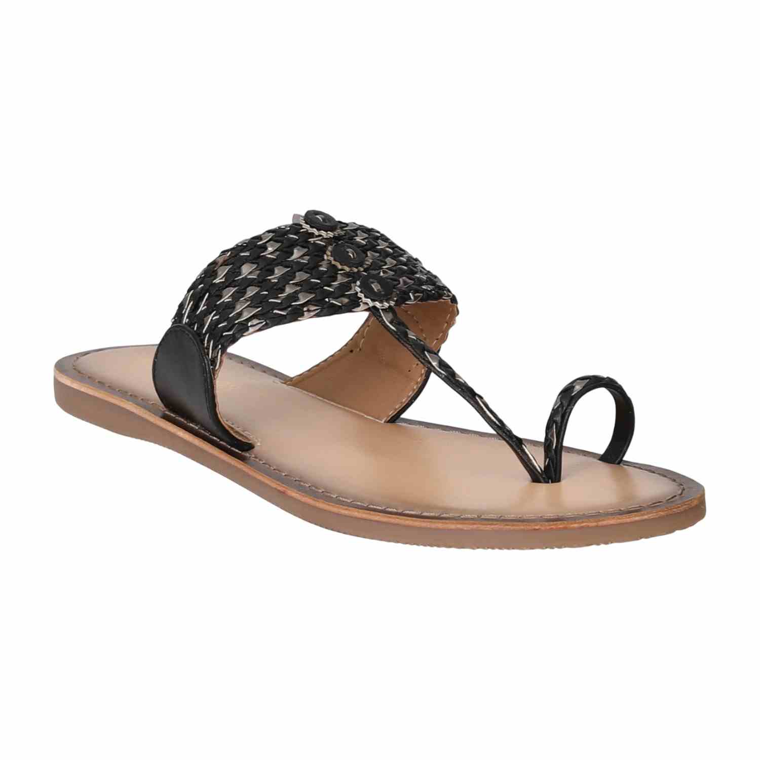 Women Black VogueTwist Flats