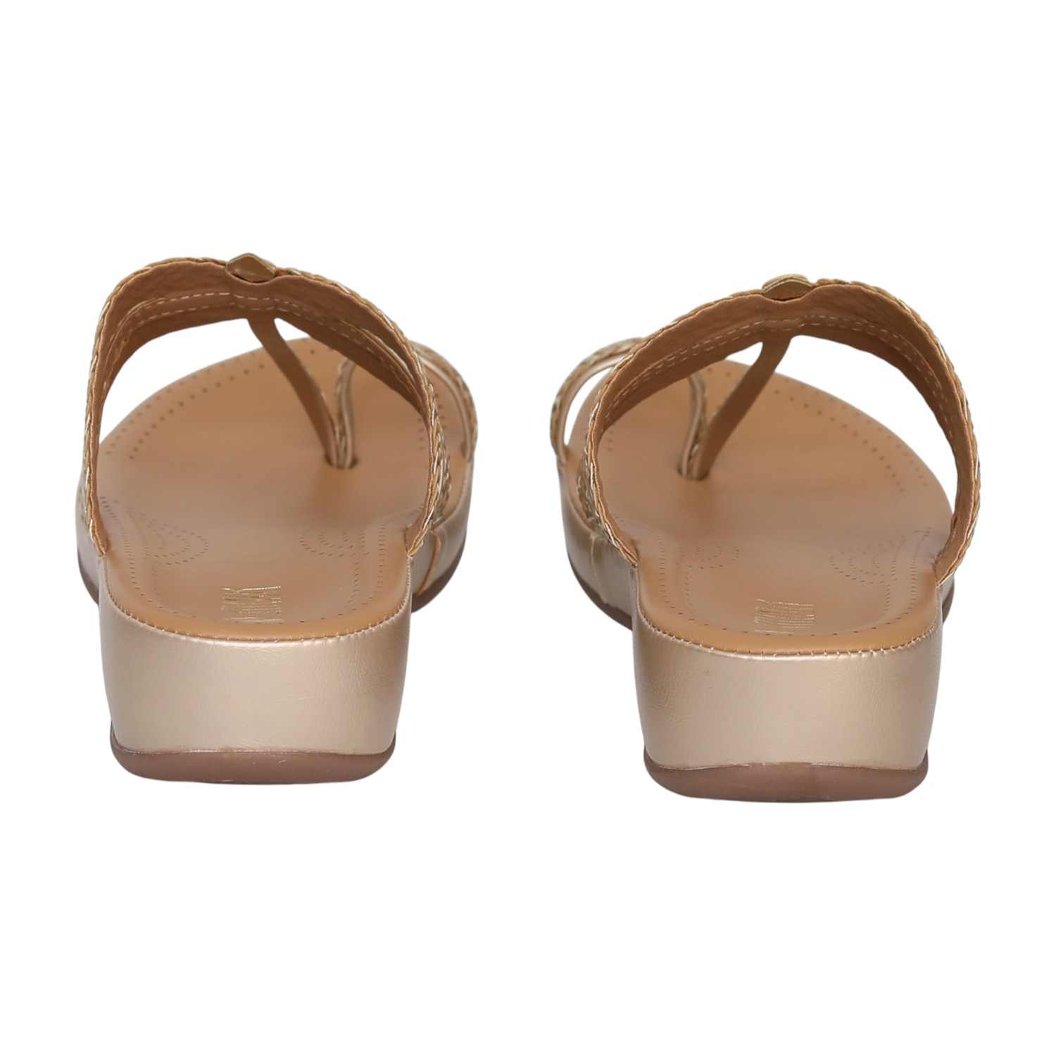 Women's Silver Weave Toe-Ring Wedges