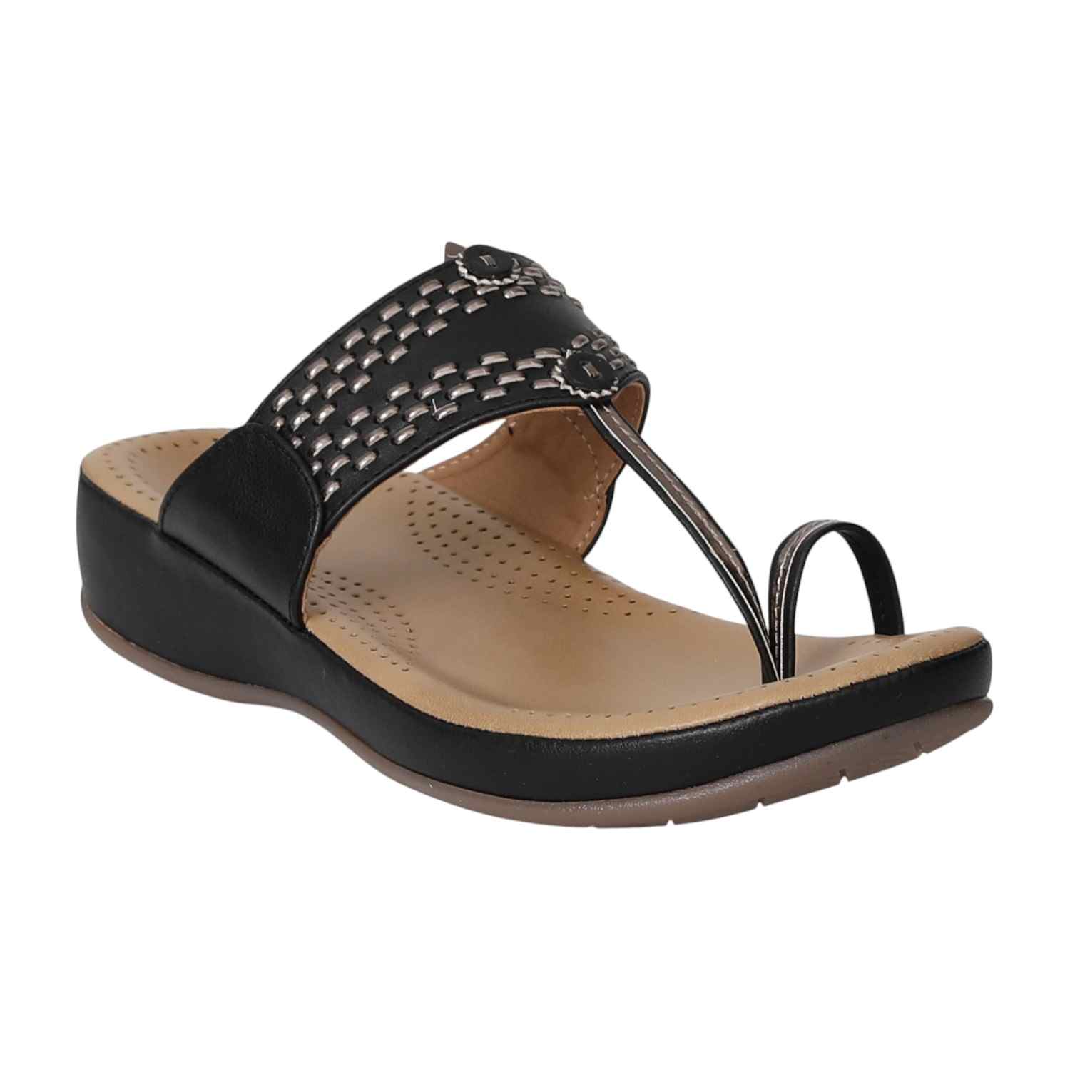 Women Black GraceWave Sandals