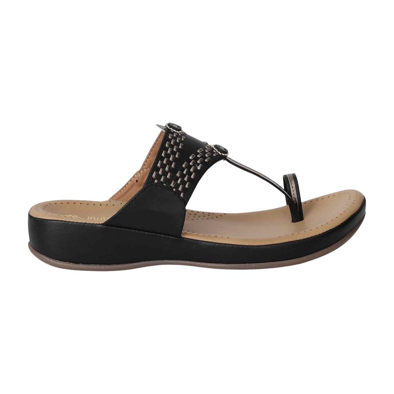 Women Black GraceWave Sandals