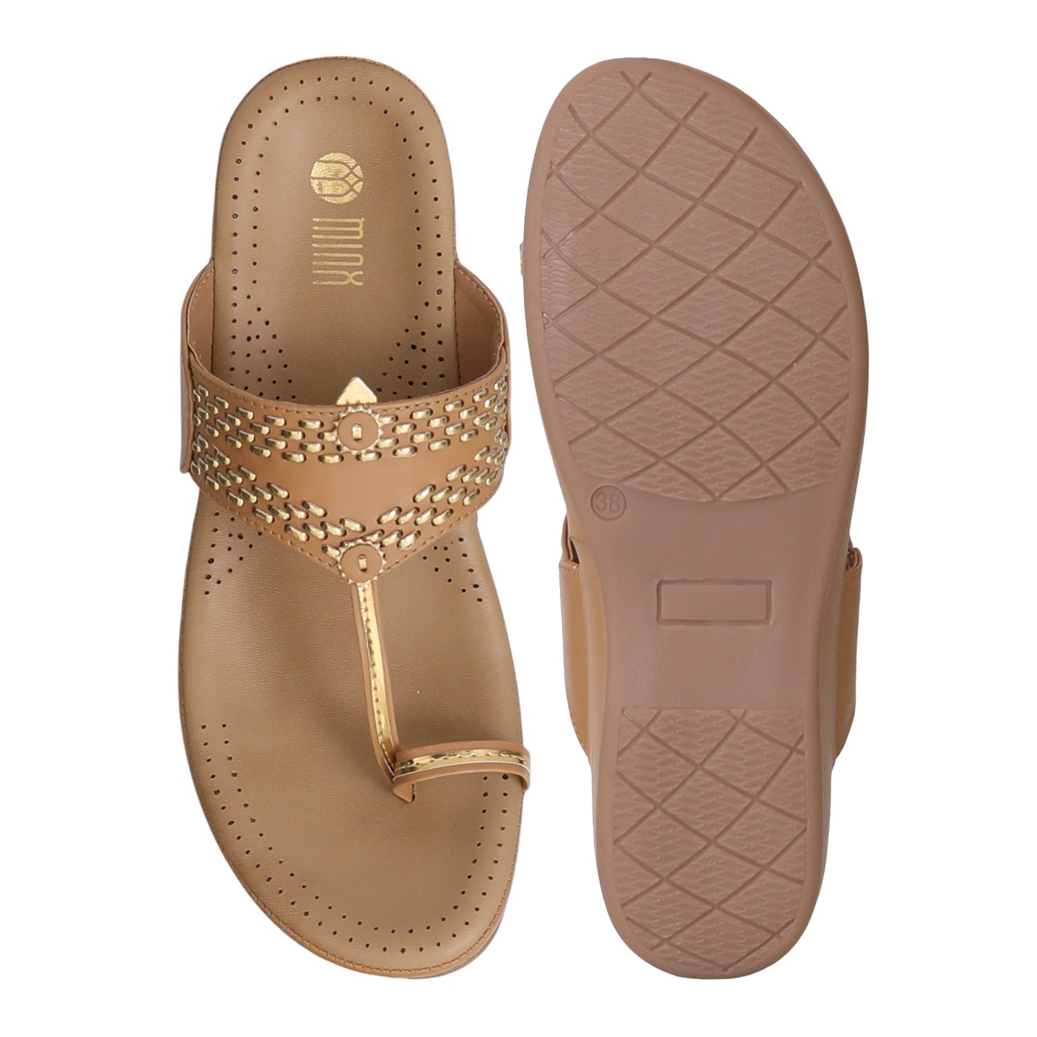 Women Beige GraceWave Sandals