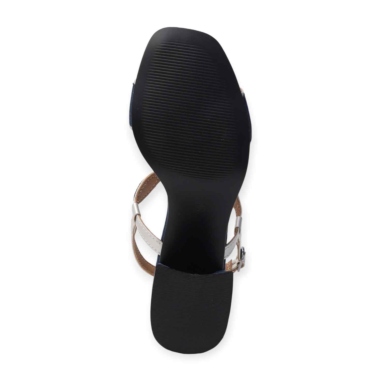 Minx Navy Colour Blocked Sandals