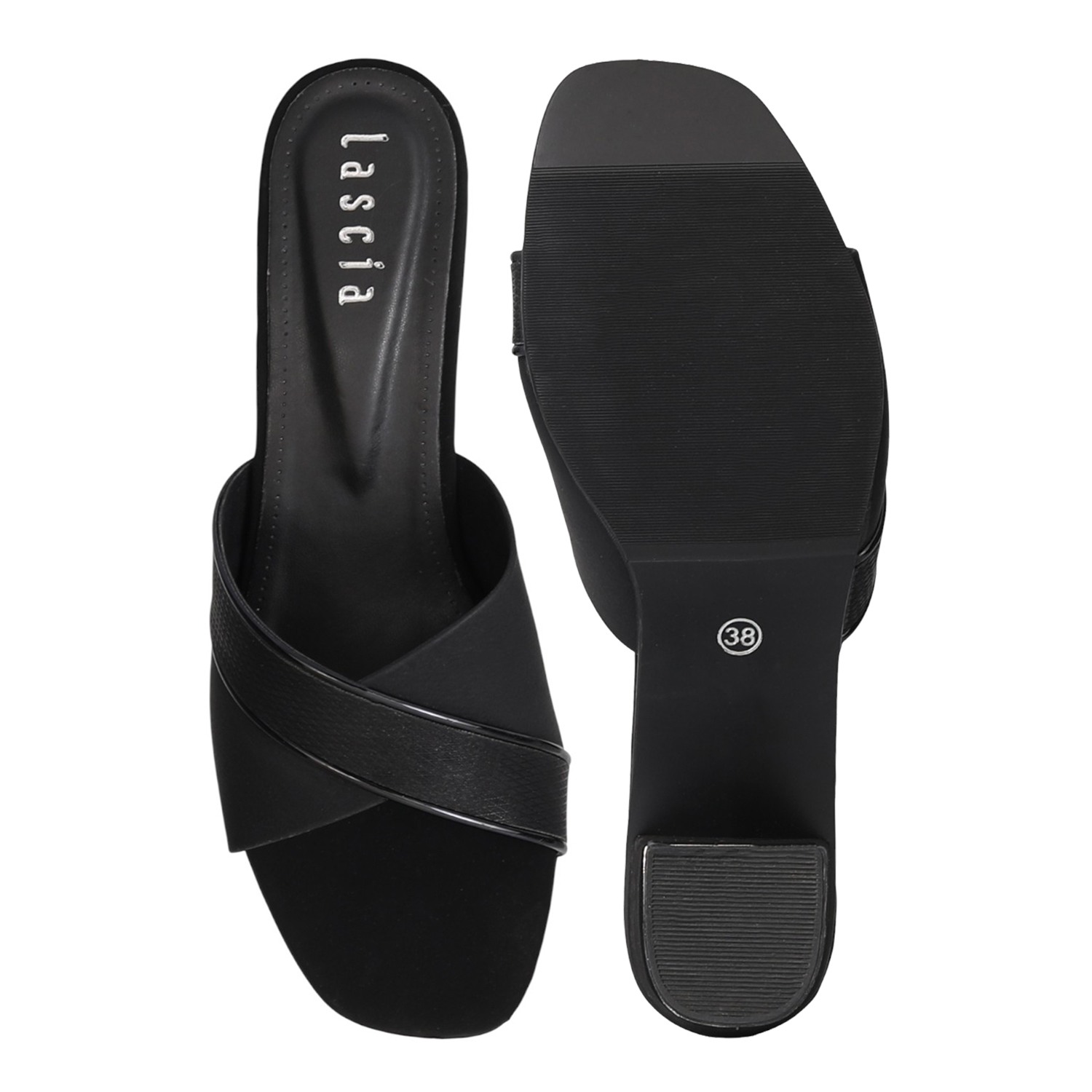Women Black GlamStrut Heels