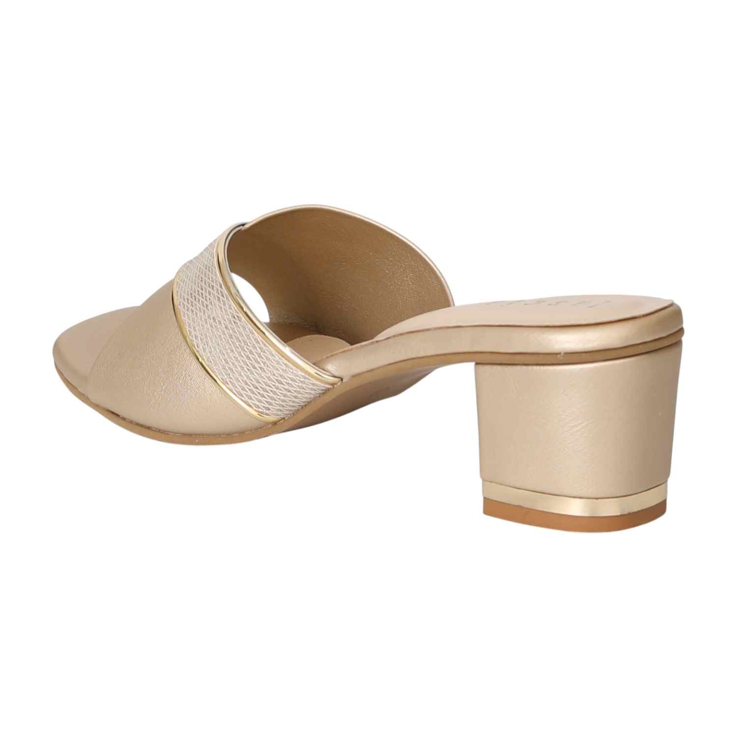 Women Golden GlamStrut Heels
