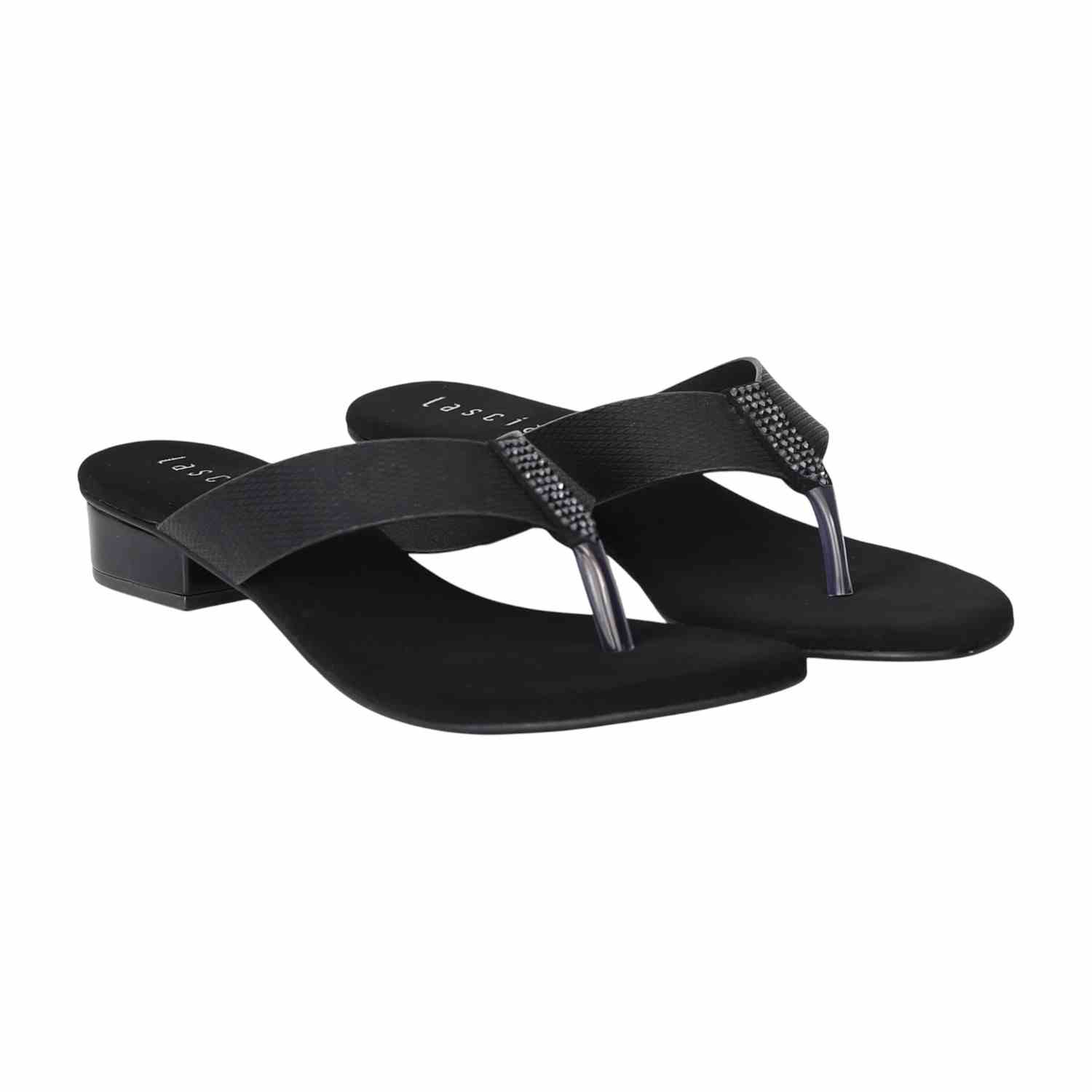 Women Black SparkleStride Sandals