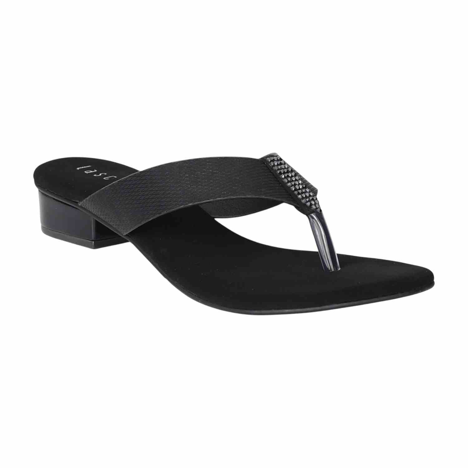 Women Black SparkleStride Sandals