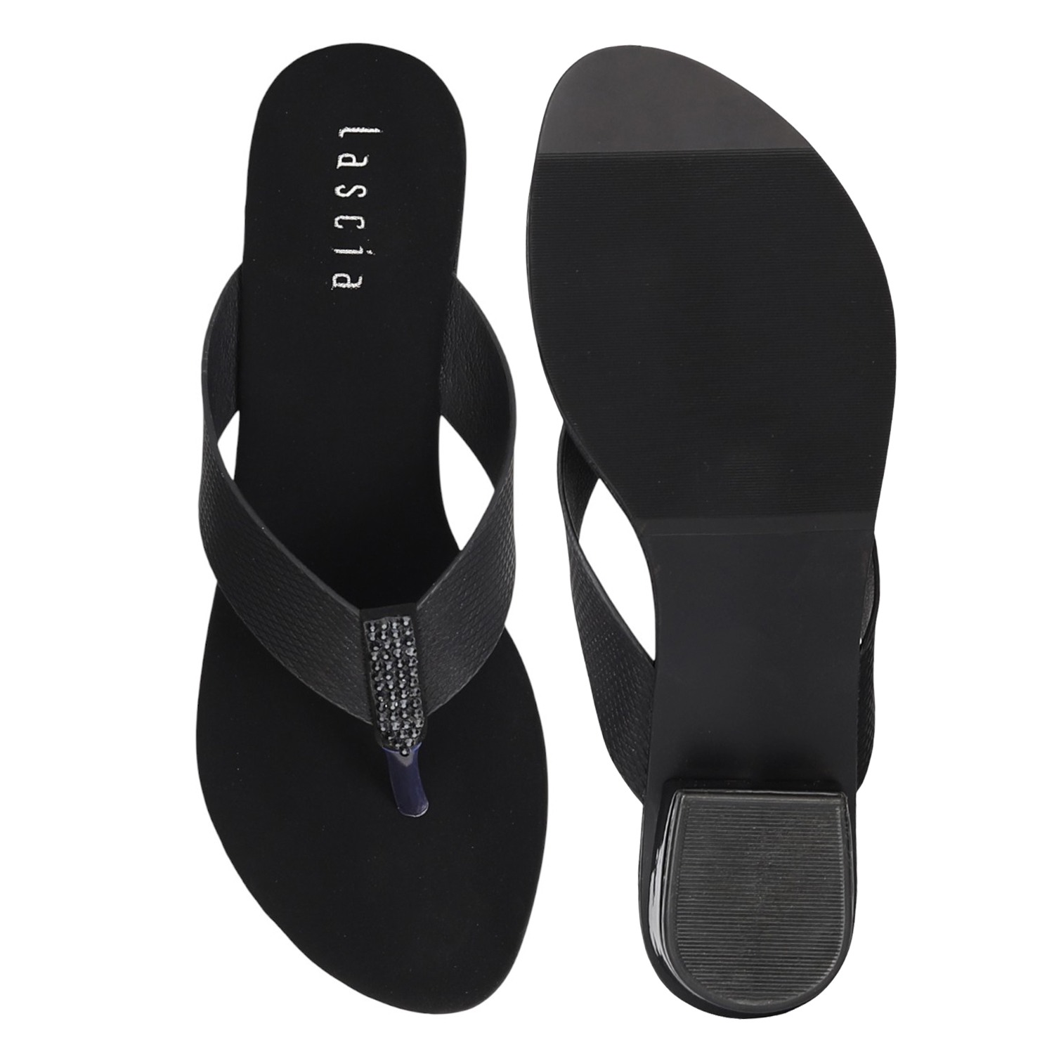 Women Black SparkleStride Sandals