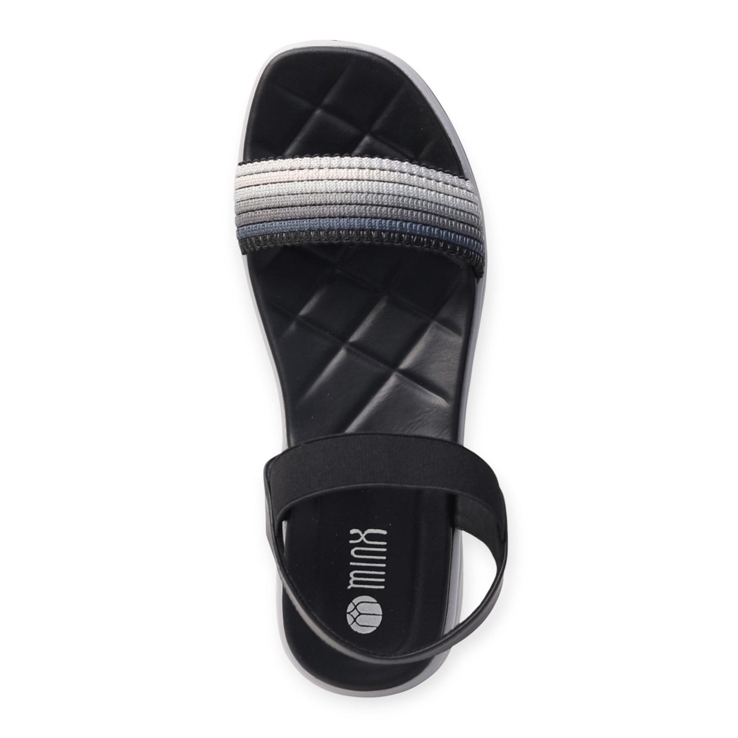 Minx Beige Comfort Platform Sandals with Woven Detail