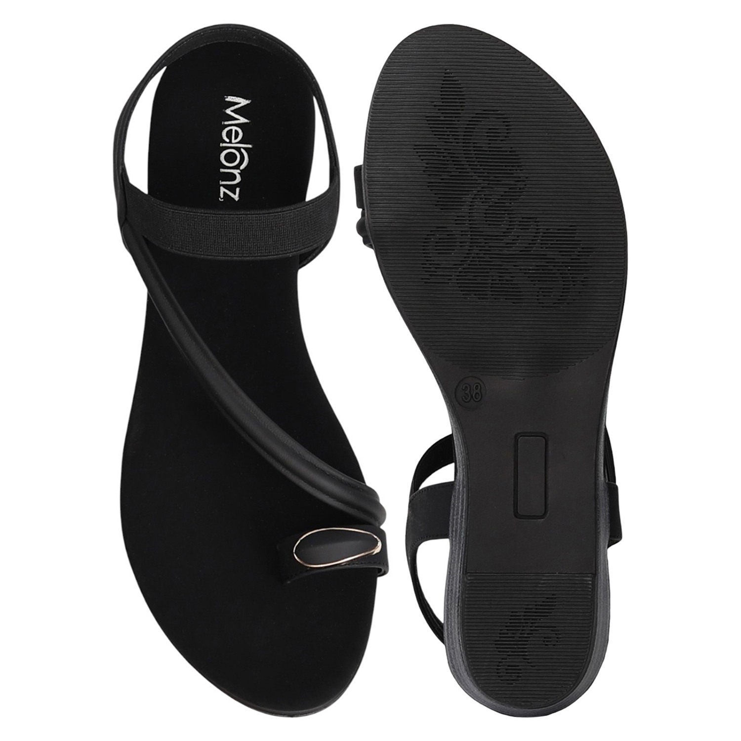 Women Black DazzleStride Sandals