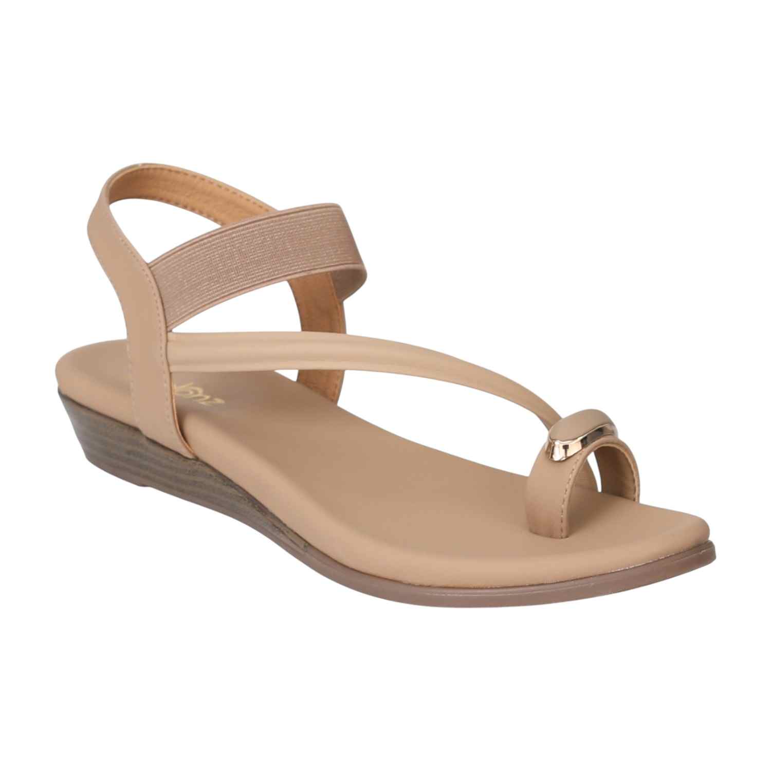 Women Beige DazzleStride Sandals