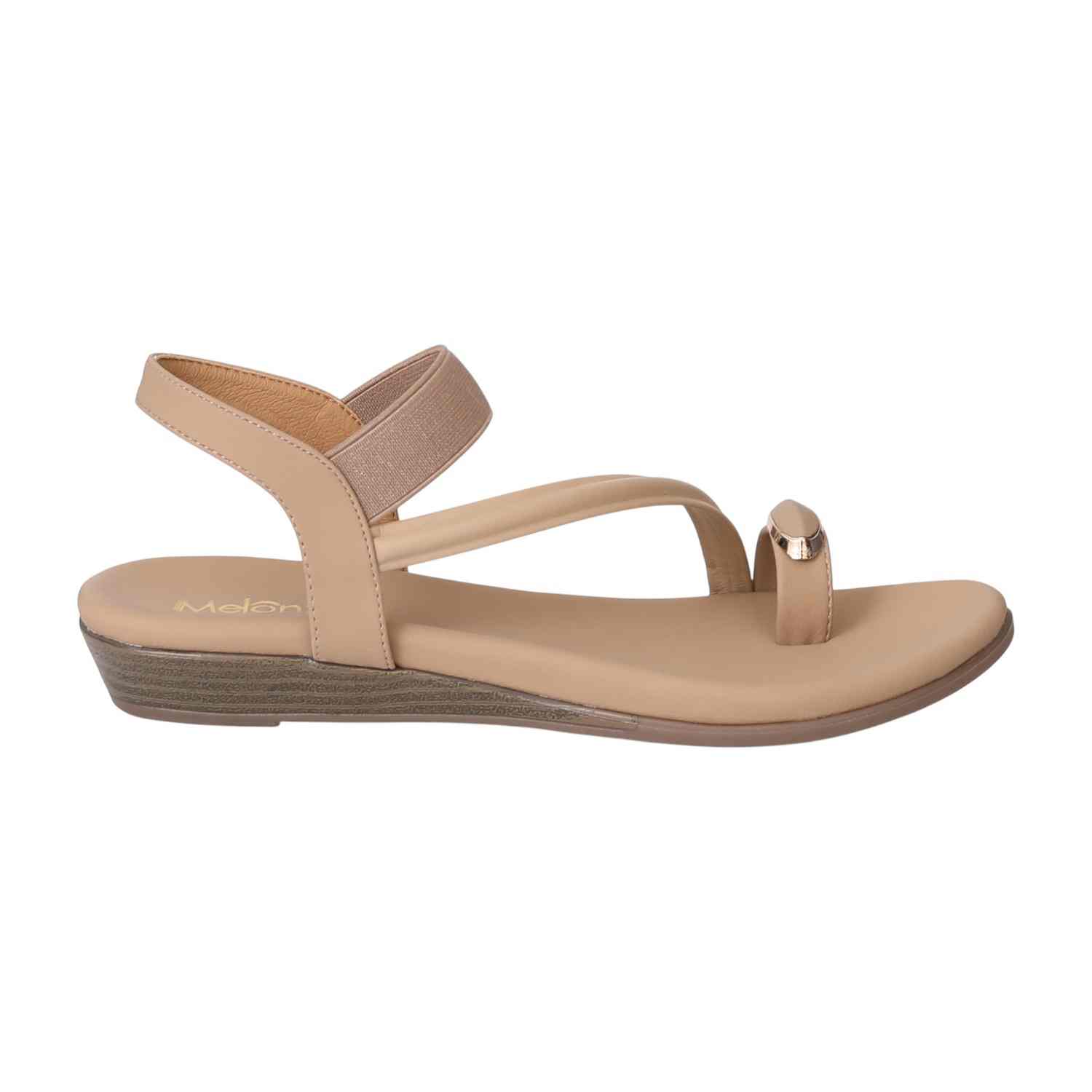 Women Beige DazzleStride Sandals