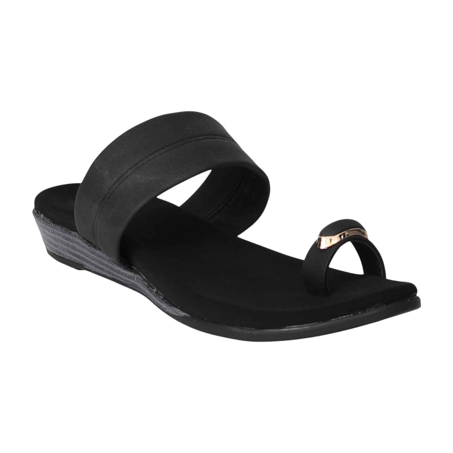 Women Black TrendGlide Sandals