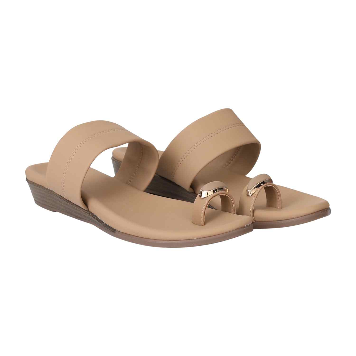 Women Beige TrendGlide Sandals