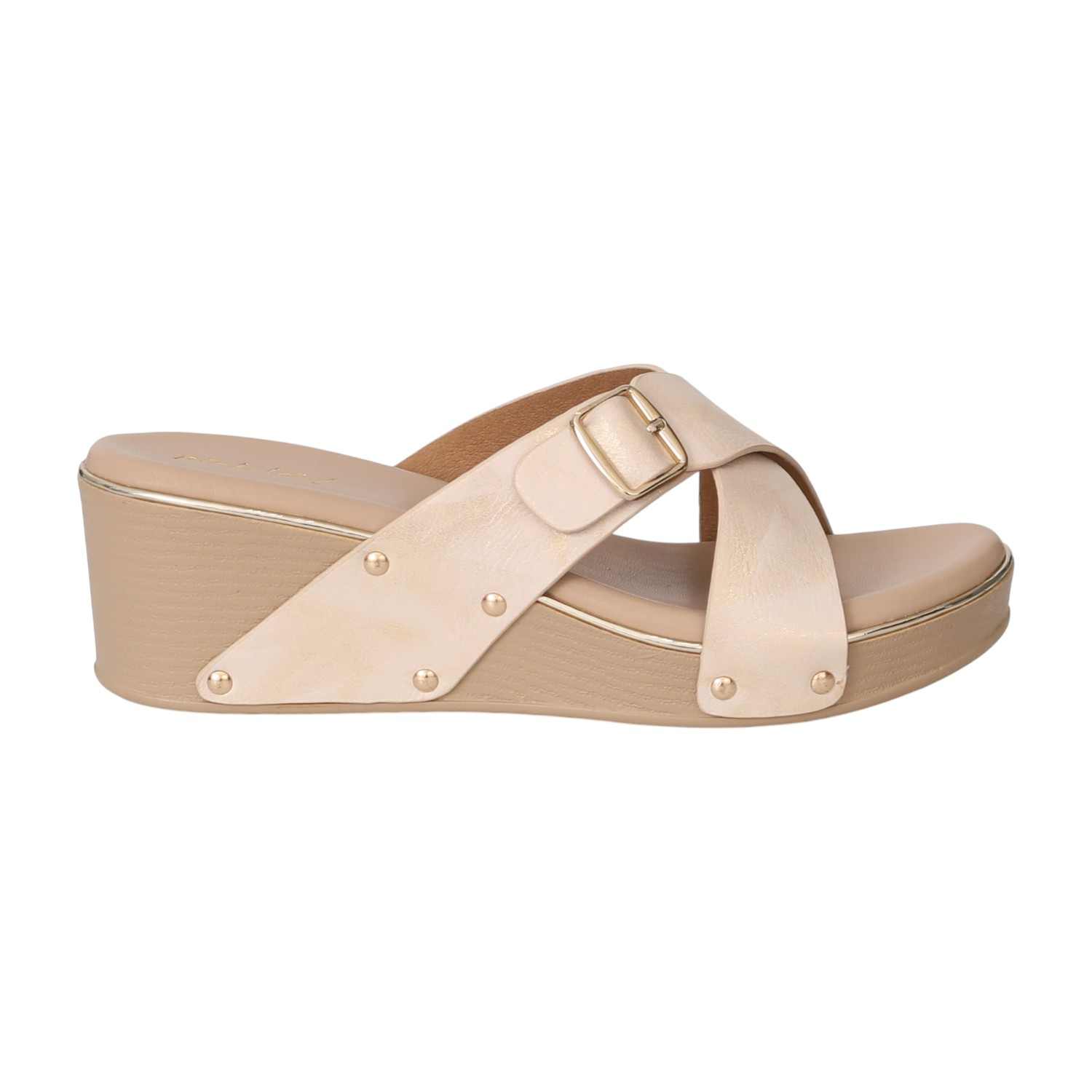 Women Elara Gold Wedges