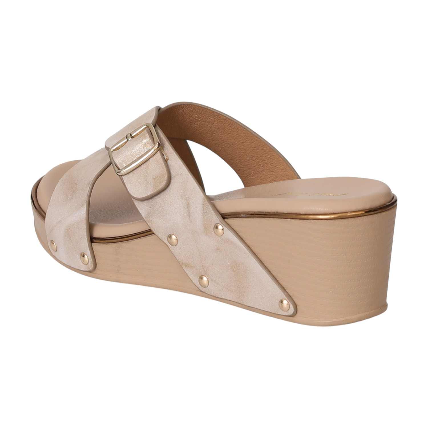 Women Heritage Bronze Wedges