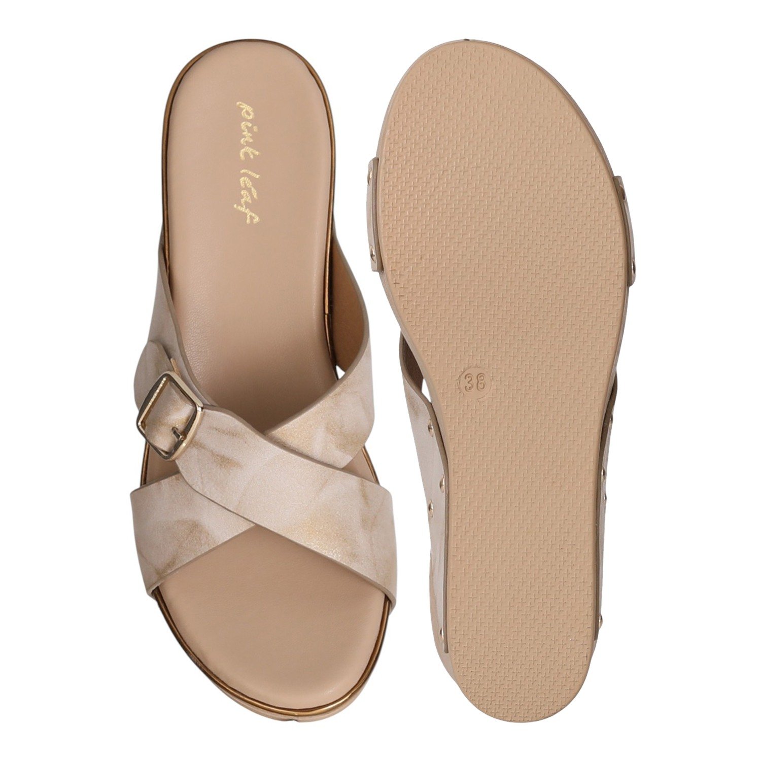 Women Heritage Bronze Wedges