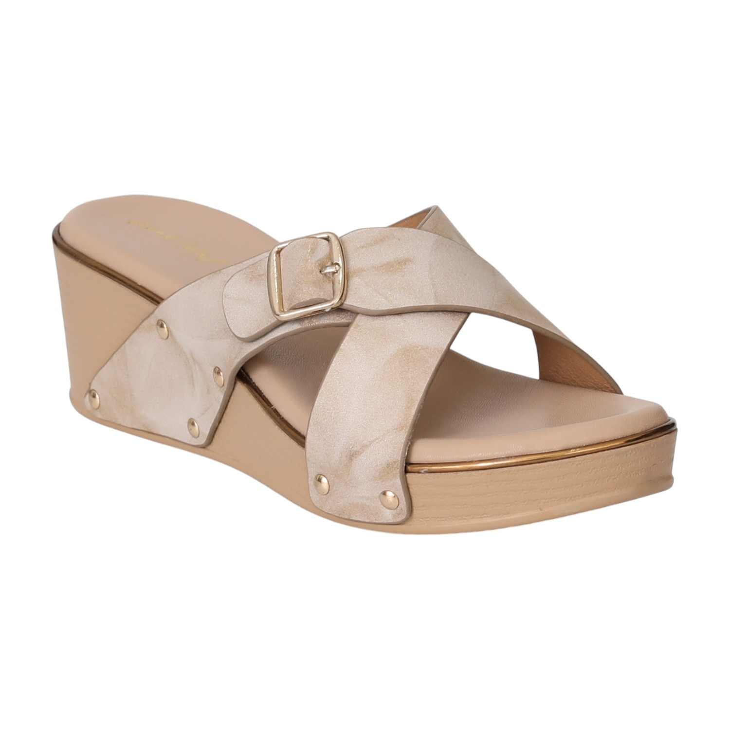 Women Heritage Bronze Wedges