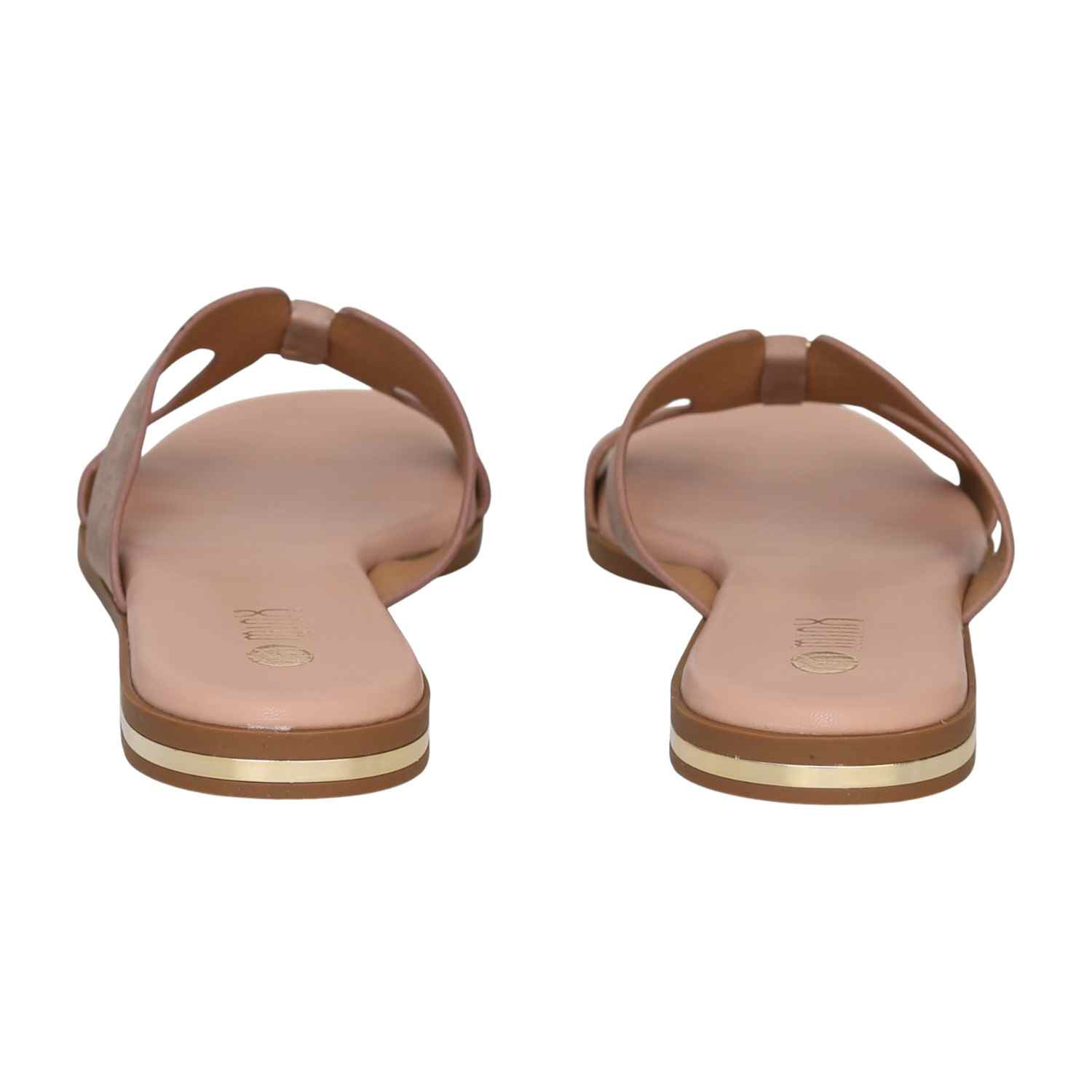Women's Peach Glaze  Buckle Heel