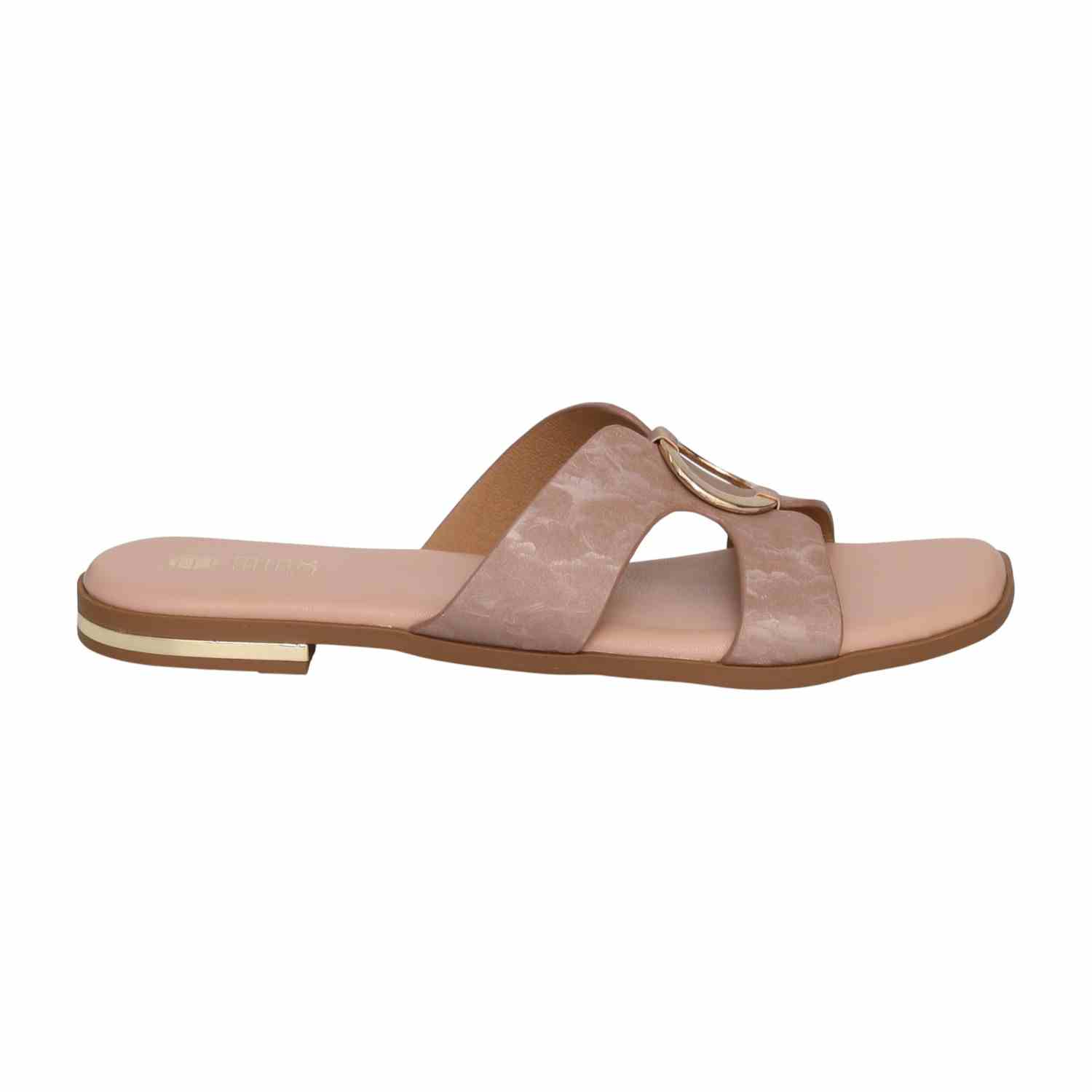 Women's Peach Glaze  Buckle Heel