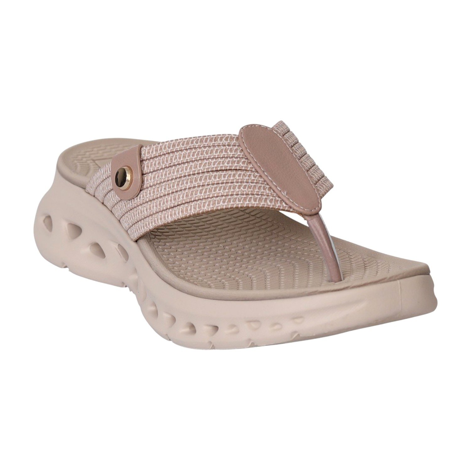 Women Peach Cloud-Step Comfort Sandals