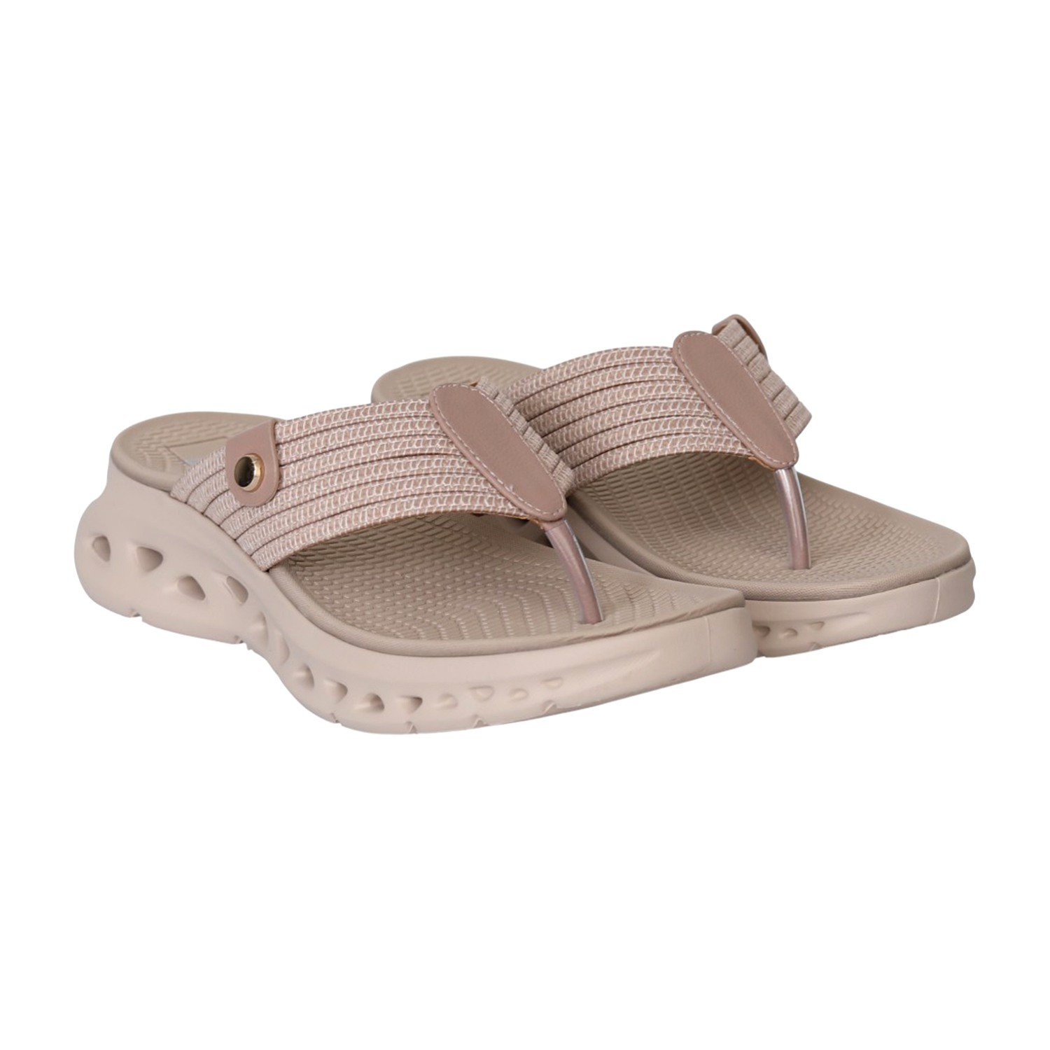 Women Peach Cloud-Step Comfort Sandals