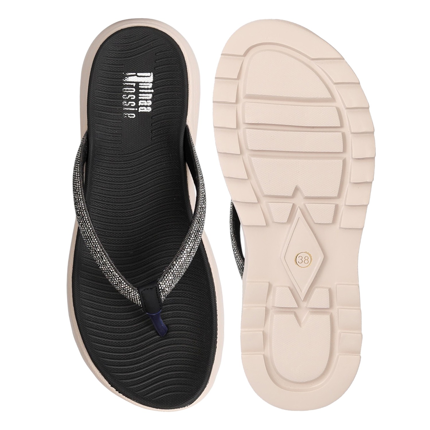 Women Modern Edge Flip-Flop Sandals