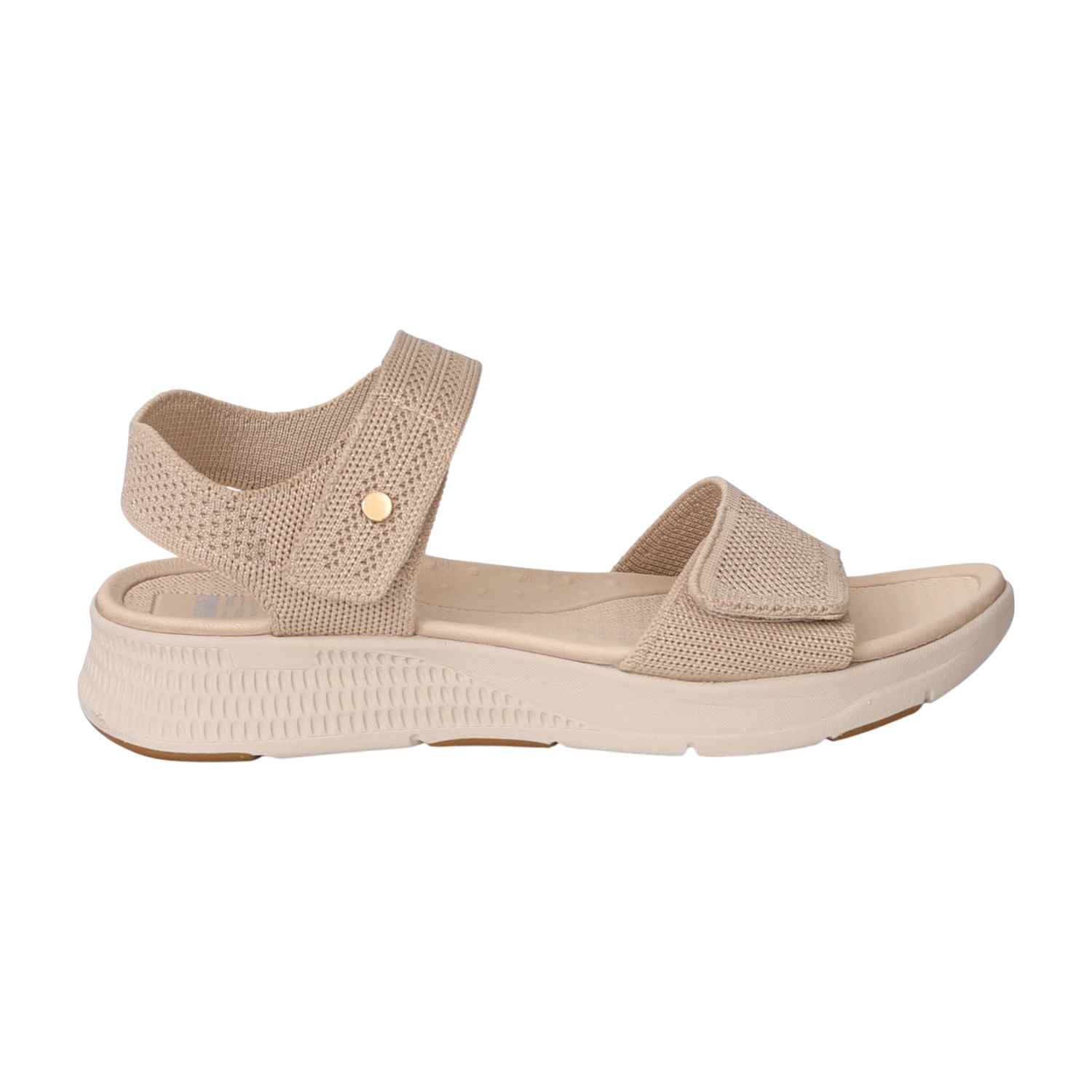 Women Beige Athleisure Sandals