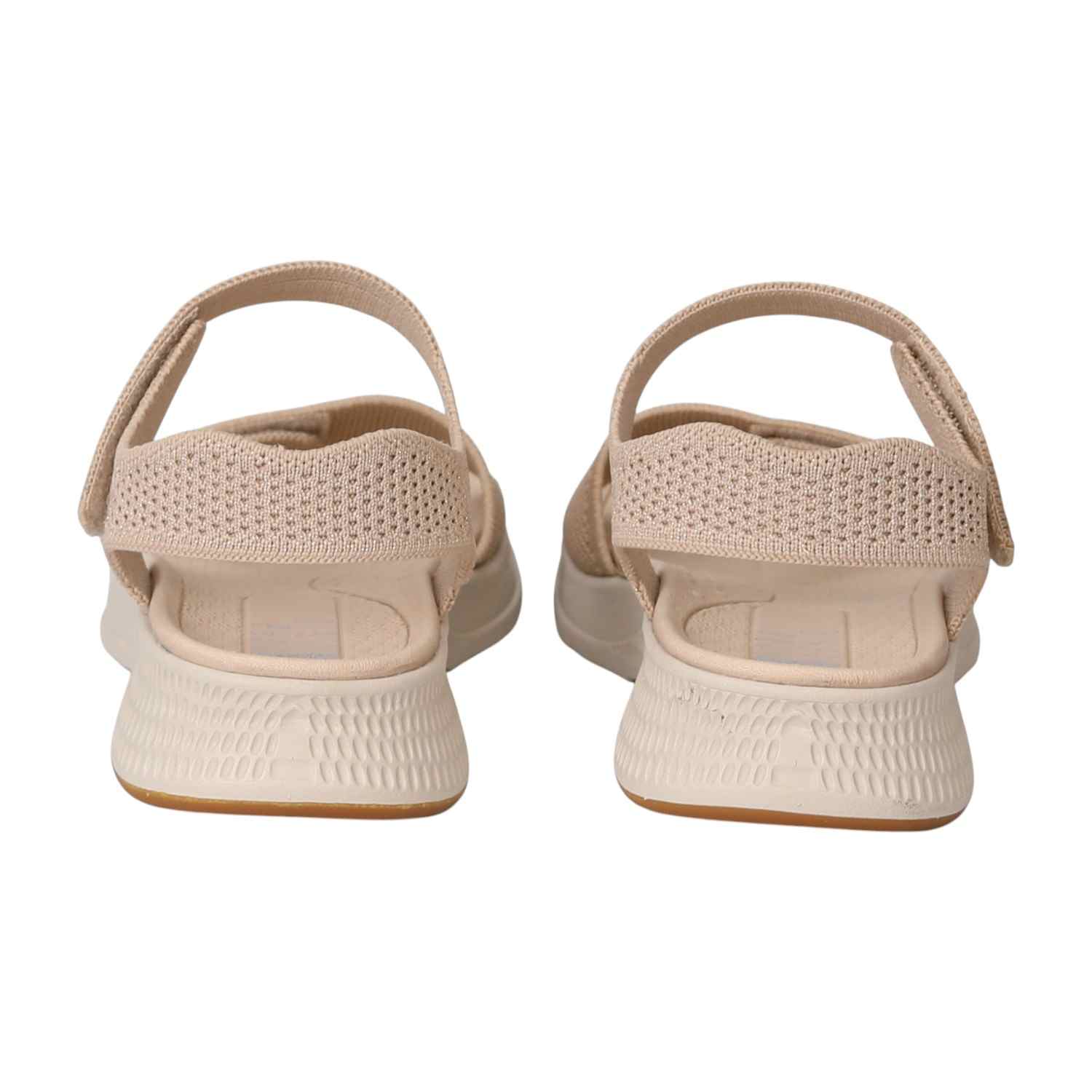 Women Beige Athleisure Sandals