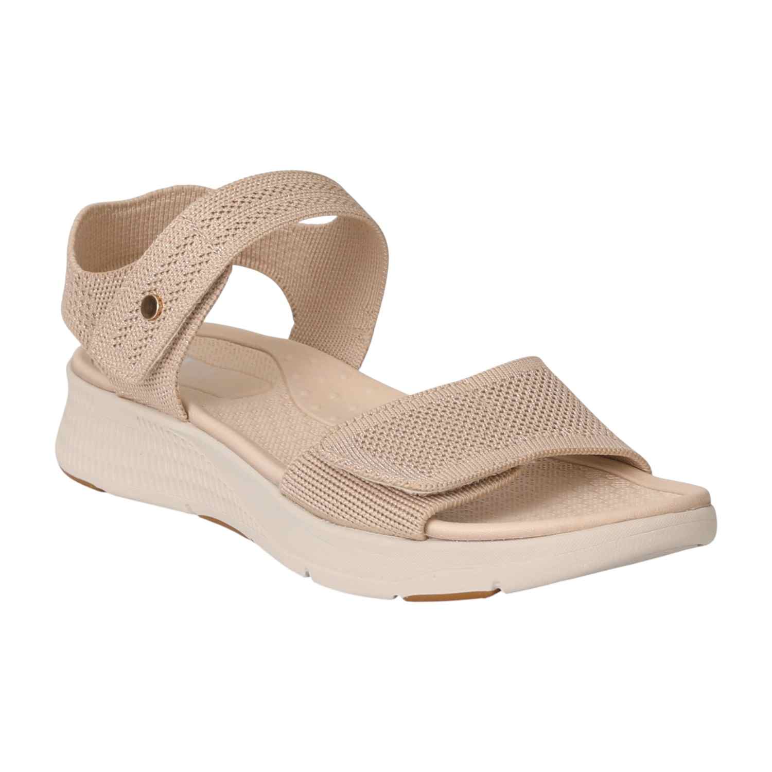 Women Beige Athleisure Sandals