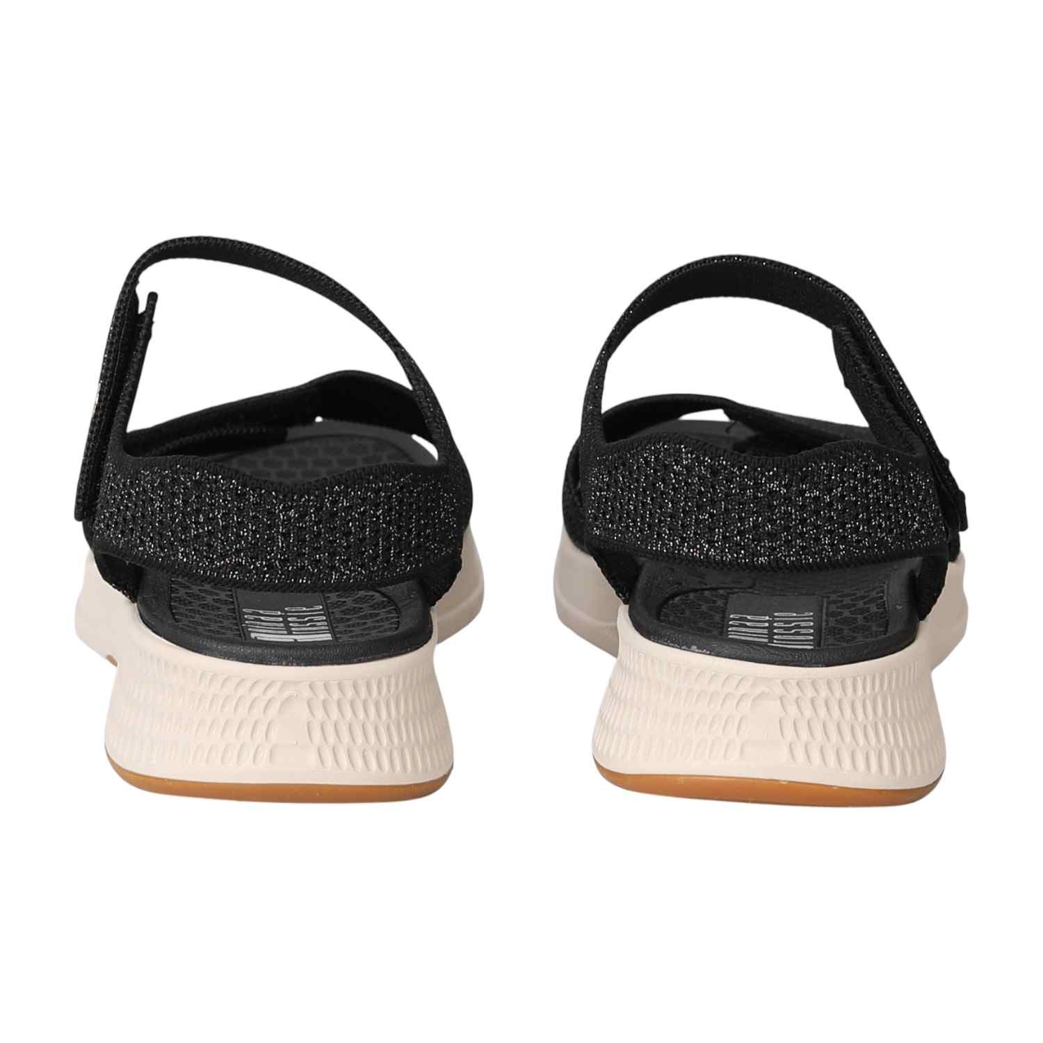 Women Black Athleisure Sandals