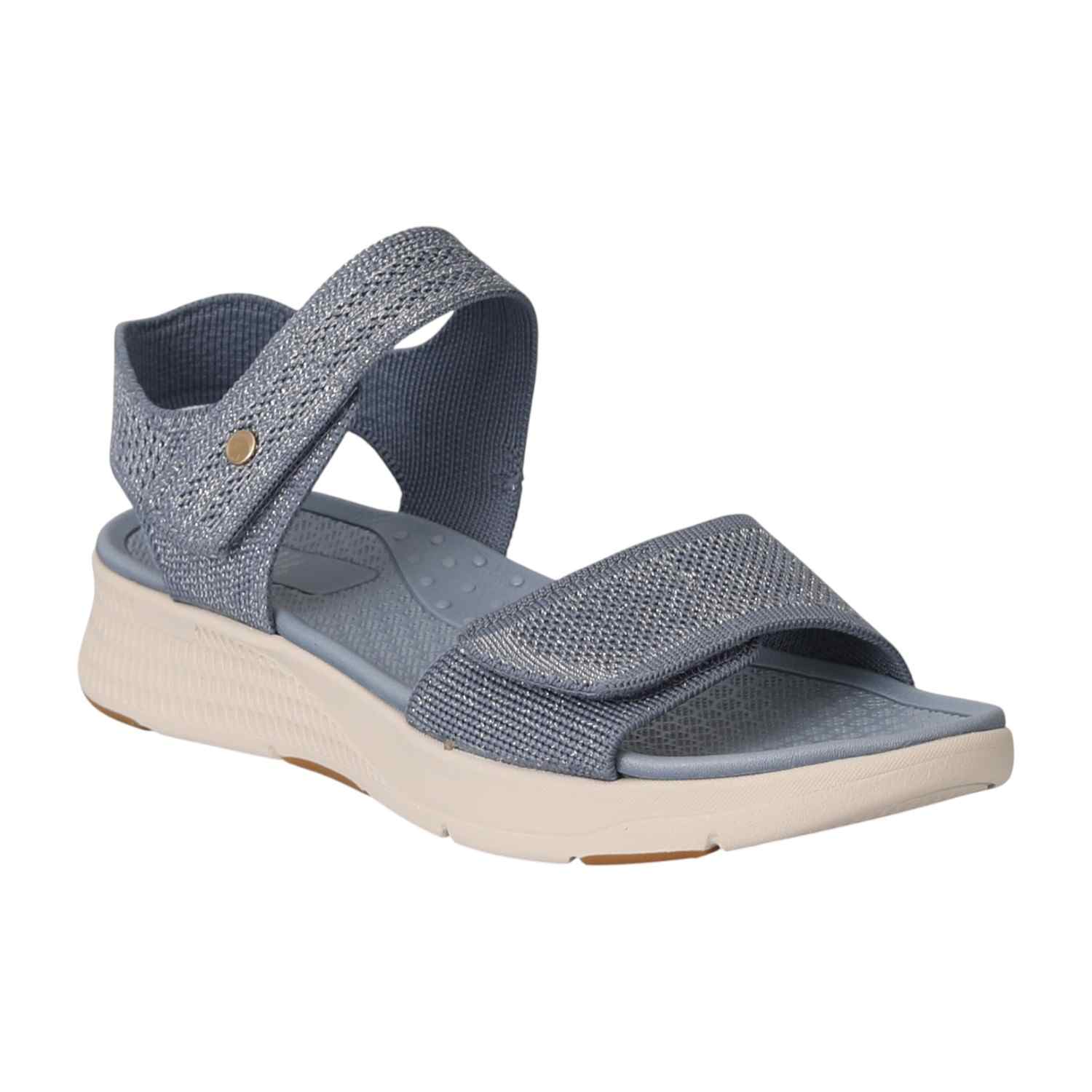 Women Blue Athleisure Sandals