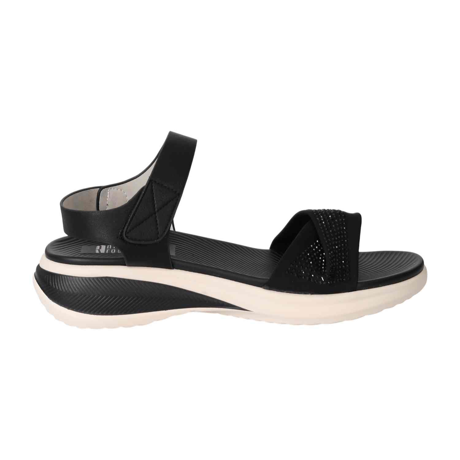 Women Black Glam Sandals