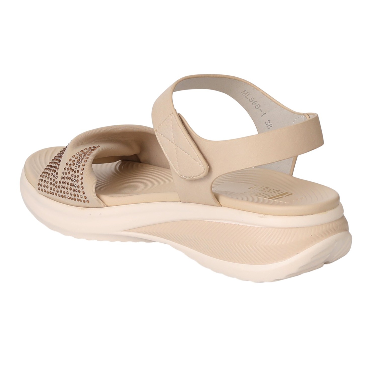 Women Dark Beige Glam Sandals
